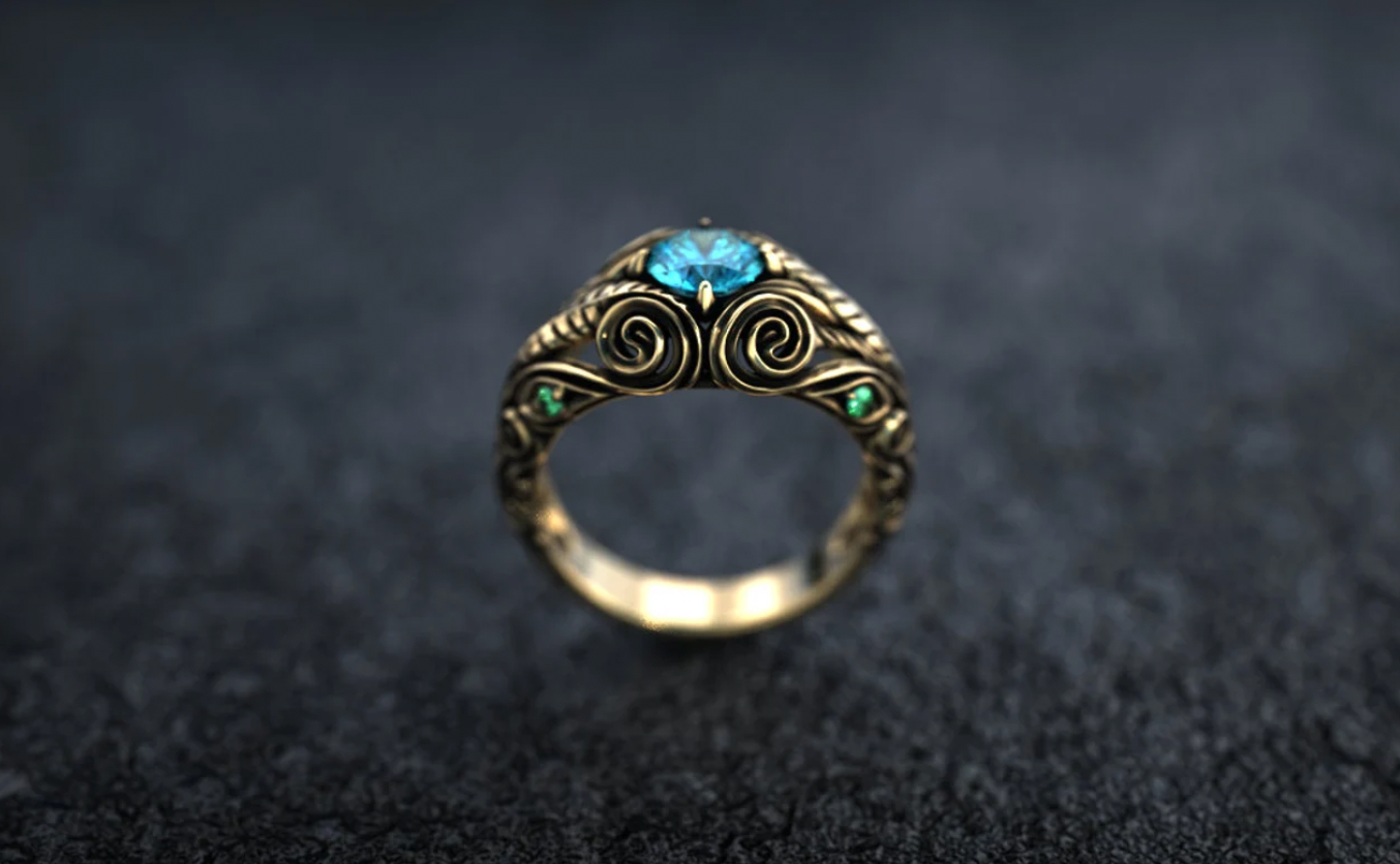 14K Gold Engagement Ring