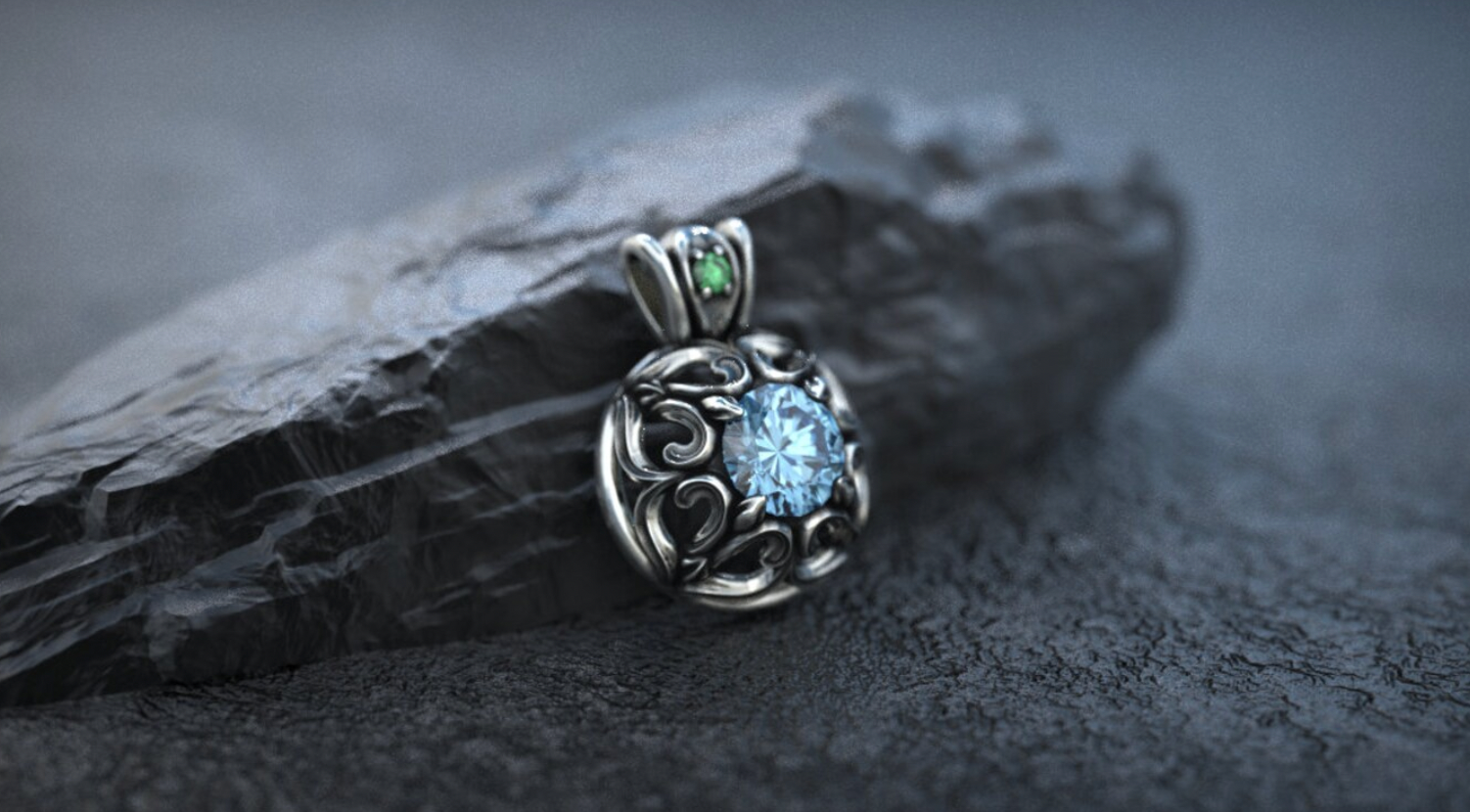 Victorian Citrine Pendant