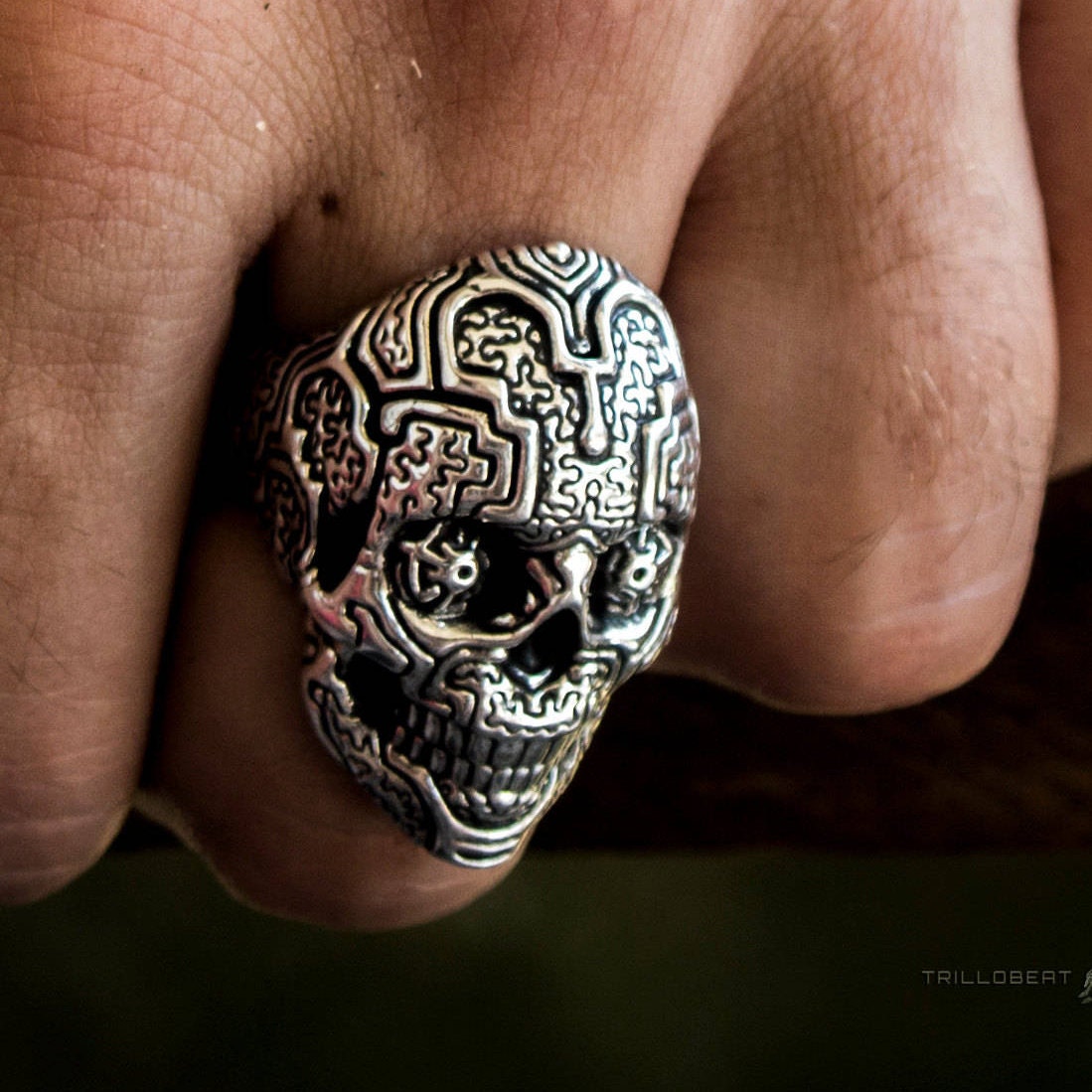 Skull Ring 'Shipibo'