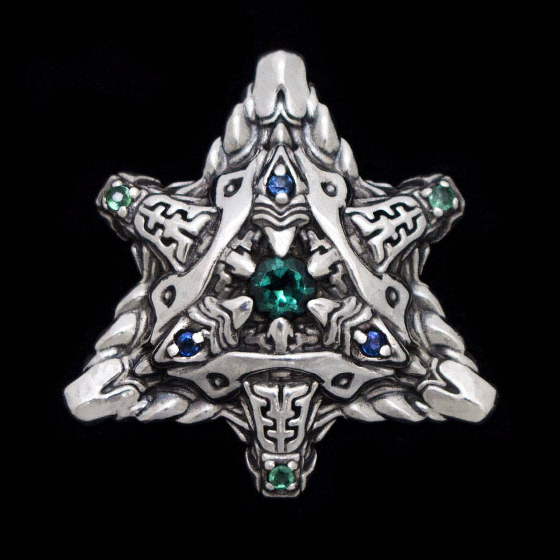 Sacred Geometry Merkaba Pendant 'Stargate'