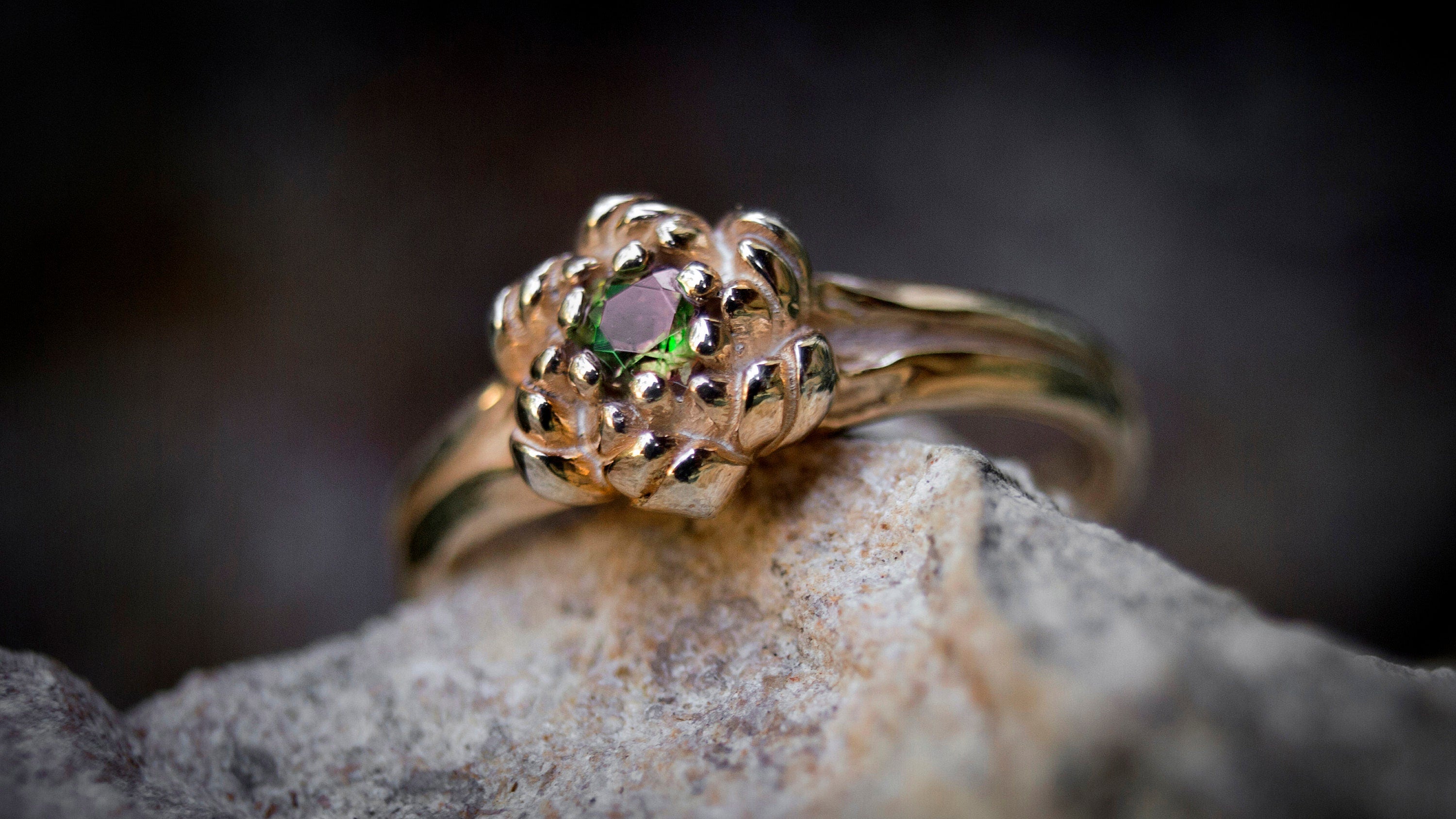 Floral Gold Ring | Lotus Flower Ring | Gold Lotus Ring | Gold Flower Ring | Promise Ring | Lotus Ring | Elven Ring