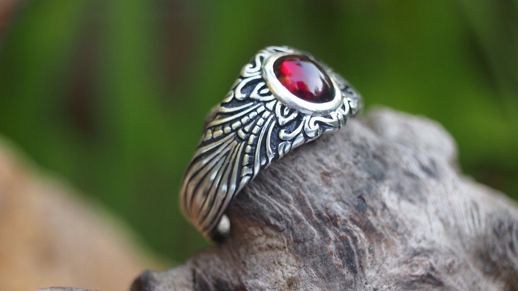 Victorian Ring 'Arta' | Victorian Jewelry | Medieval Ring | Medieval Jewelry | Gothic Ring | Medieval Stone Ring