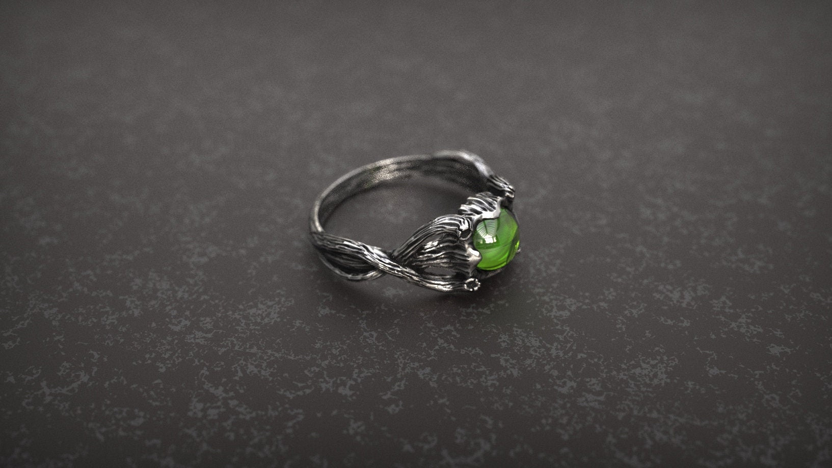 Branch Ring | Twig Engagement Ring | Opal Engagement Ring | Nature Inspired Ring