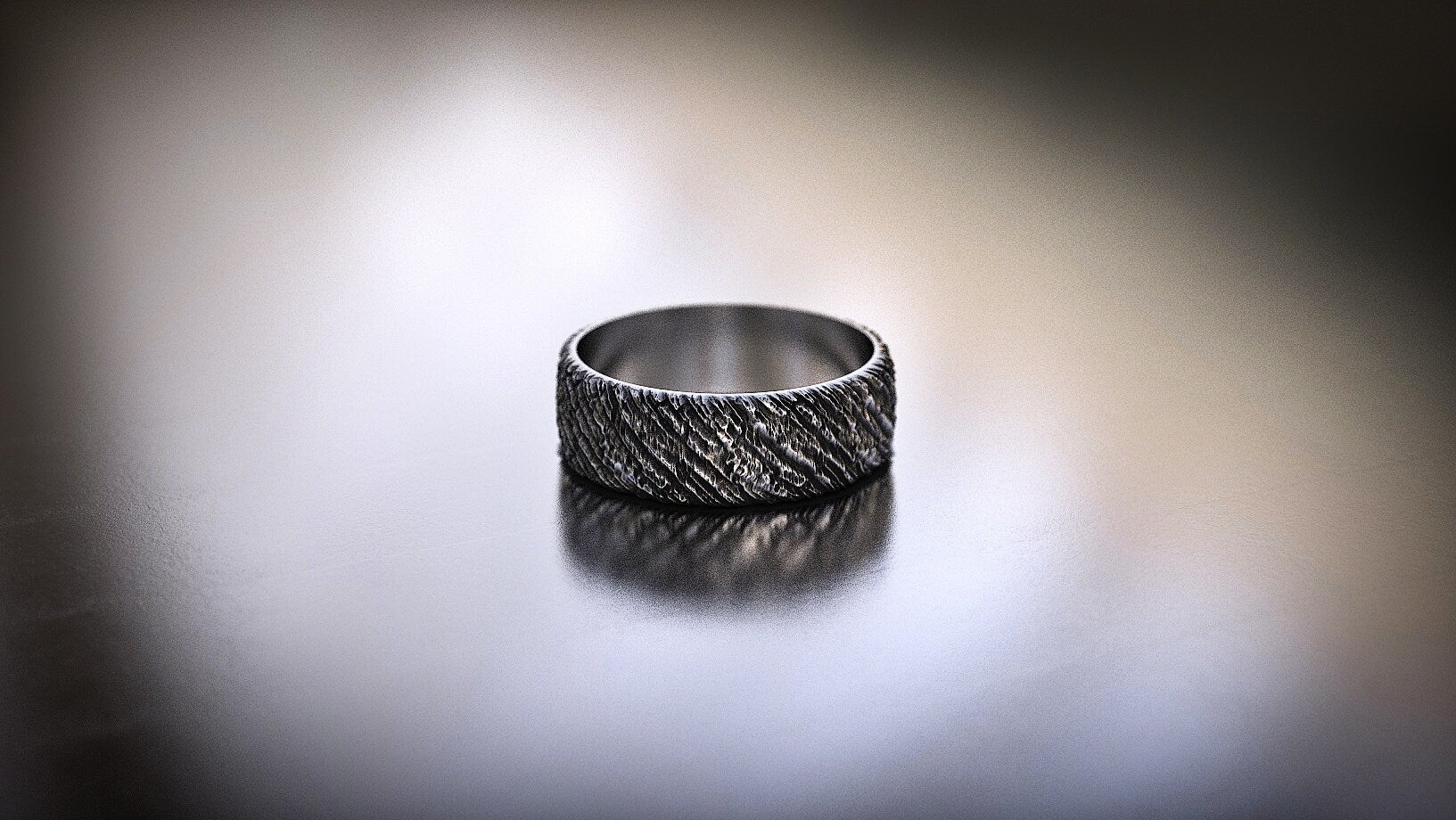 Tree Bark Ring | Wood Bark Band | Tree bark wedding band | Rustic Wedding Band | Rustic Wedding Ring | Textured ring