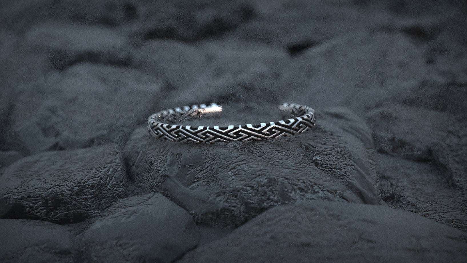 Silver Bangle Bracelet | Silver Cuff Bracelet | Mens Cuff Bracelet