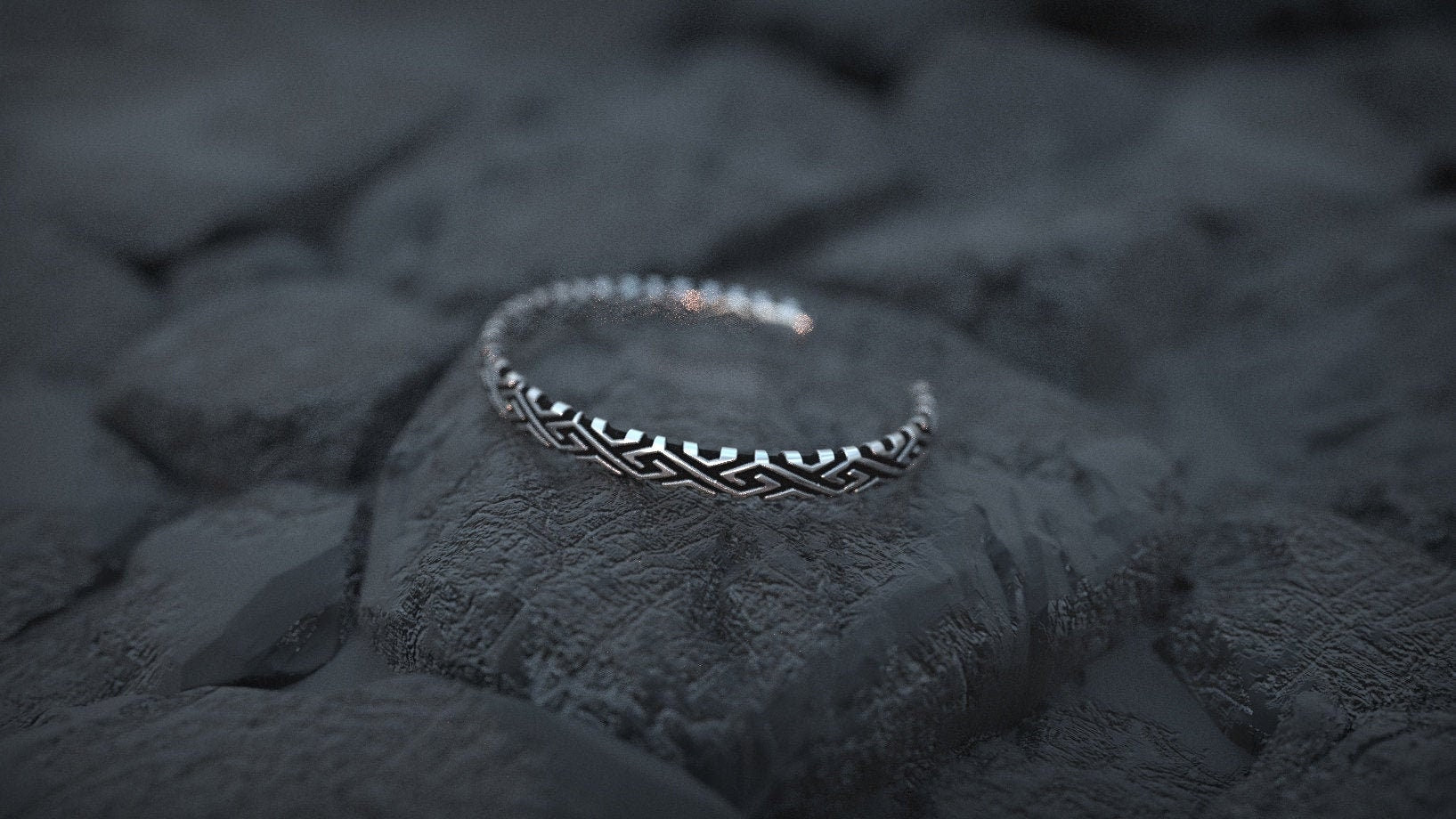 Silver Bangle Bracelet | Silver Cuff Bracelet | Mens Cuff Bracelet
