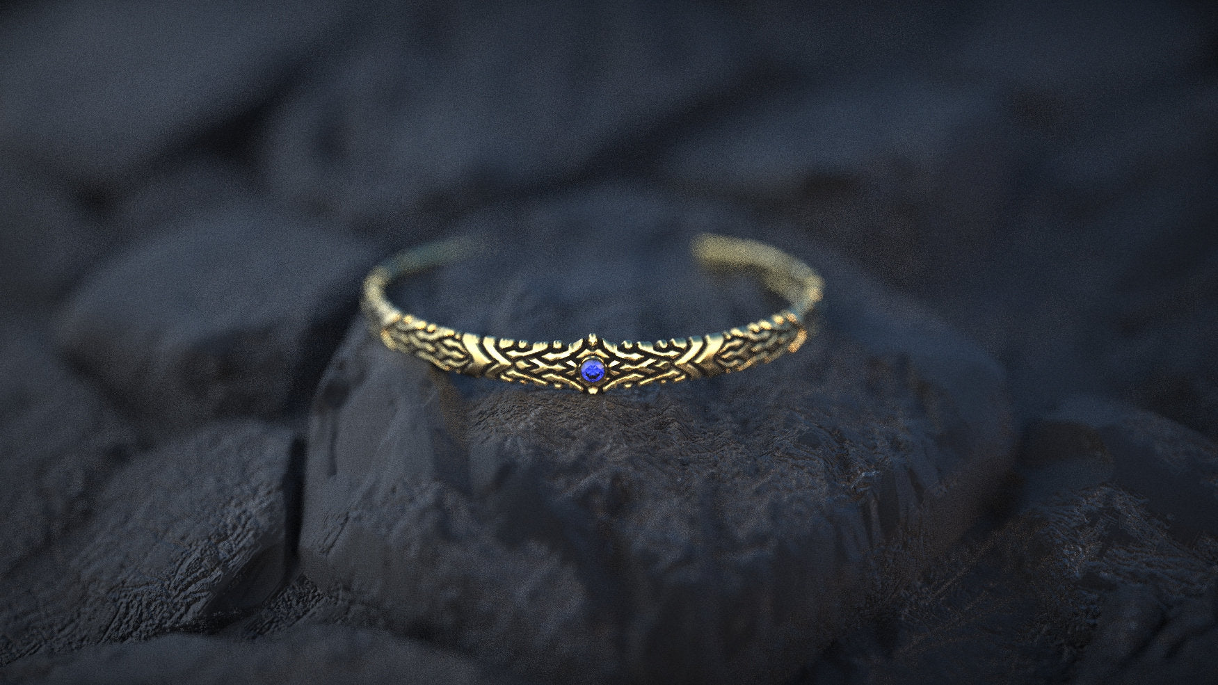 Gold Cuff Bracelet | 14k Solid Gold Bangle Bracelet | Gold Bracelet with Gemstone | 14k Gold Bangle | 14K Gold Bracelet
