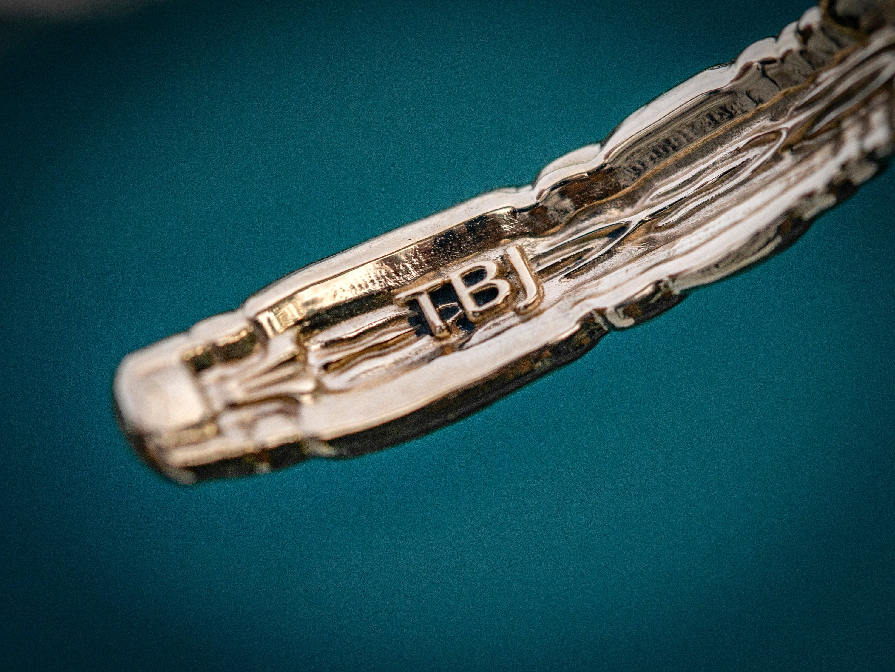 14K Solid Gold Geometric Bracelet