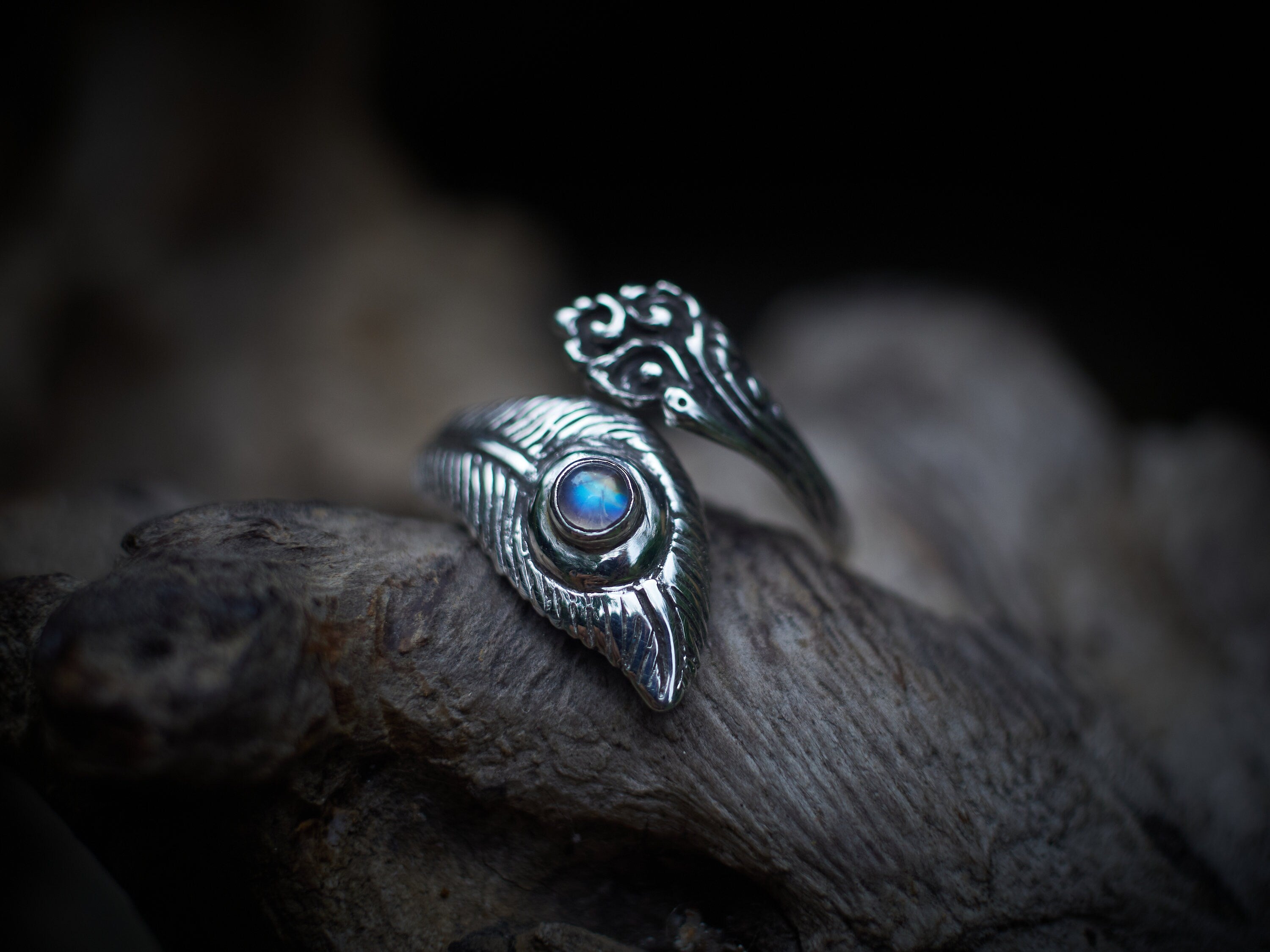 Silver Feather Ring | Feather Jewelry | Feather Lover | Feather Ring | Nature Inspired Ring | Adjustable Ring | Fairy Ring