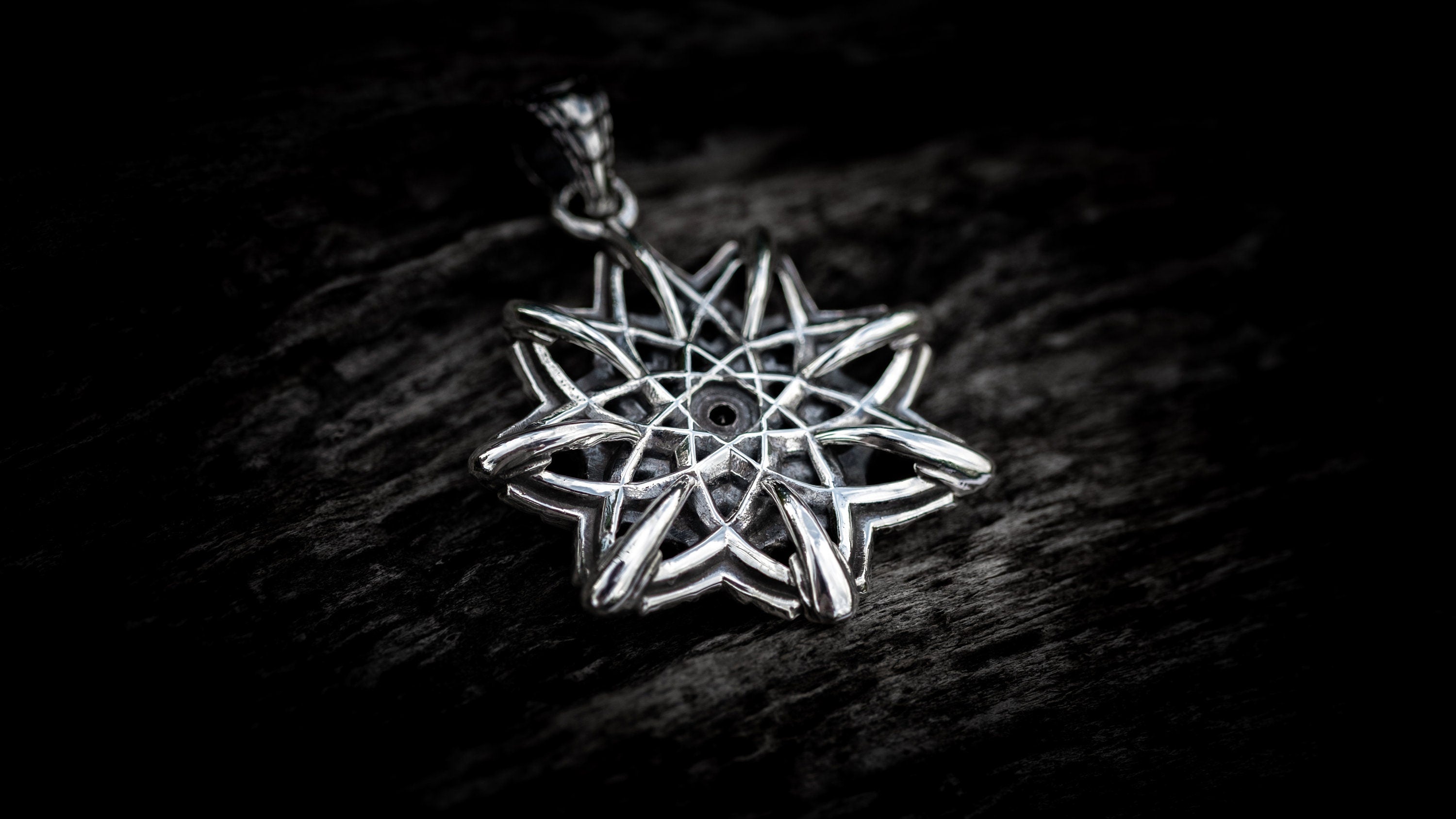 Sacred Geometry Mandala Necklace 'Nucleus'