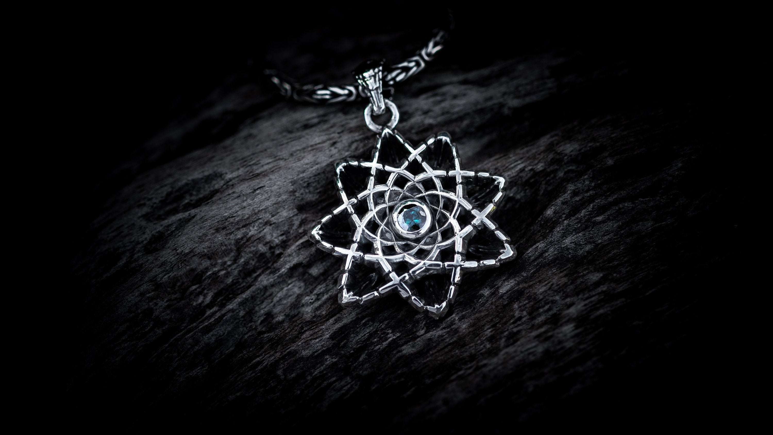 Sacred Geometry Mandala Necklace 'Nucleus'