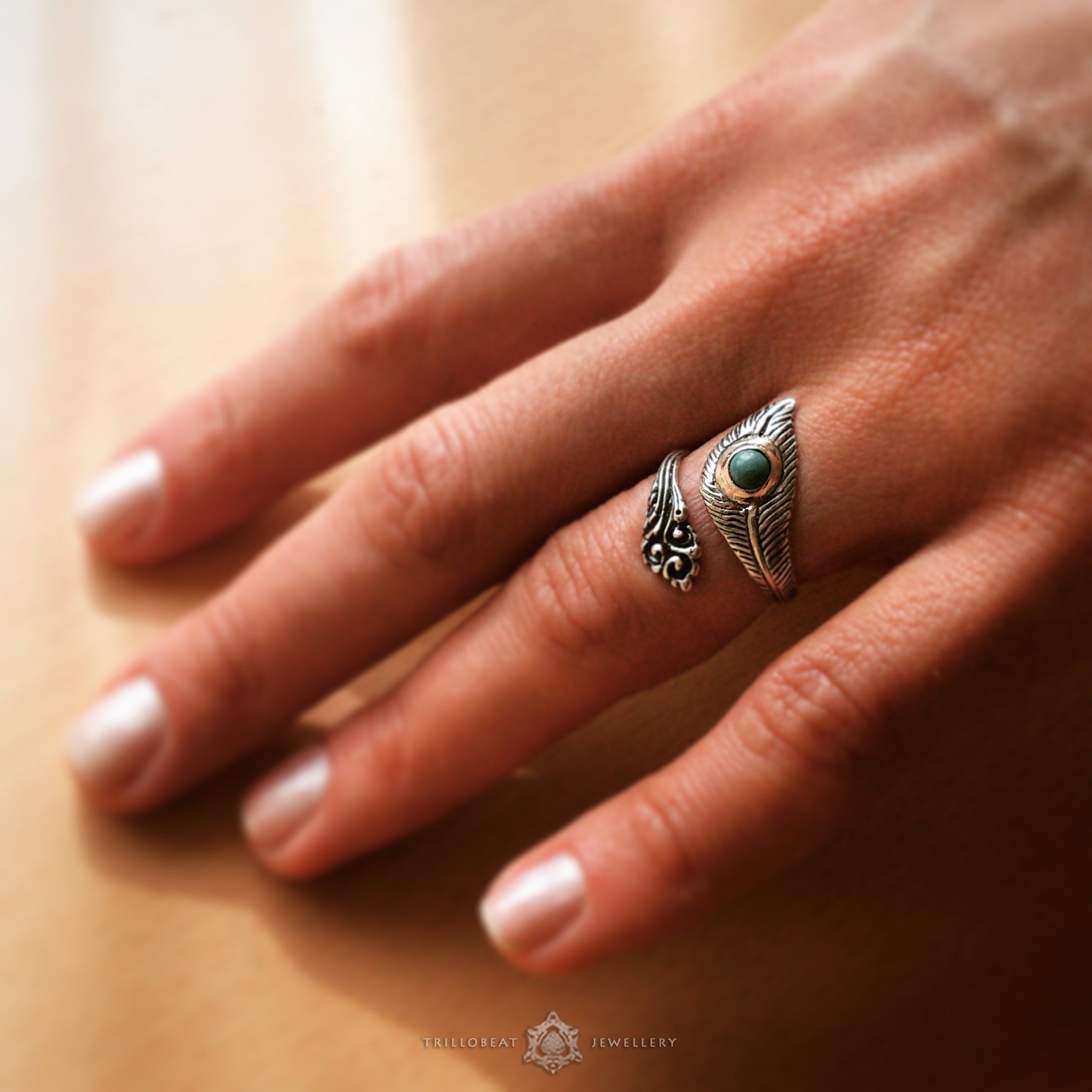 Silver Feather Ring | Feather Jewelry | Feather Lover | Feather Ring | Nature Inspired Ring | Adjustable Ring | Fairy Ring