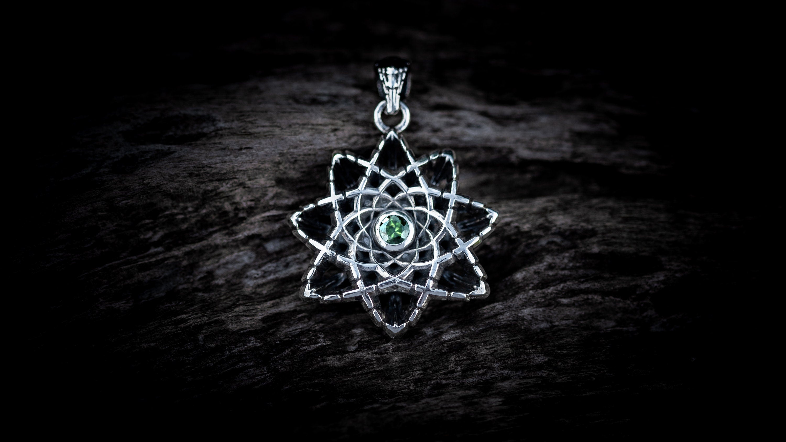 Sacred Geometry Mandala Necklace 'Nucleus'