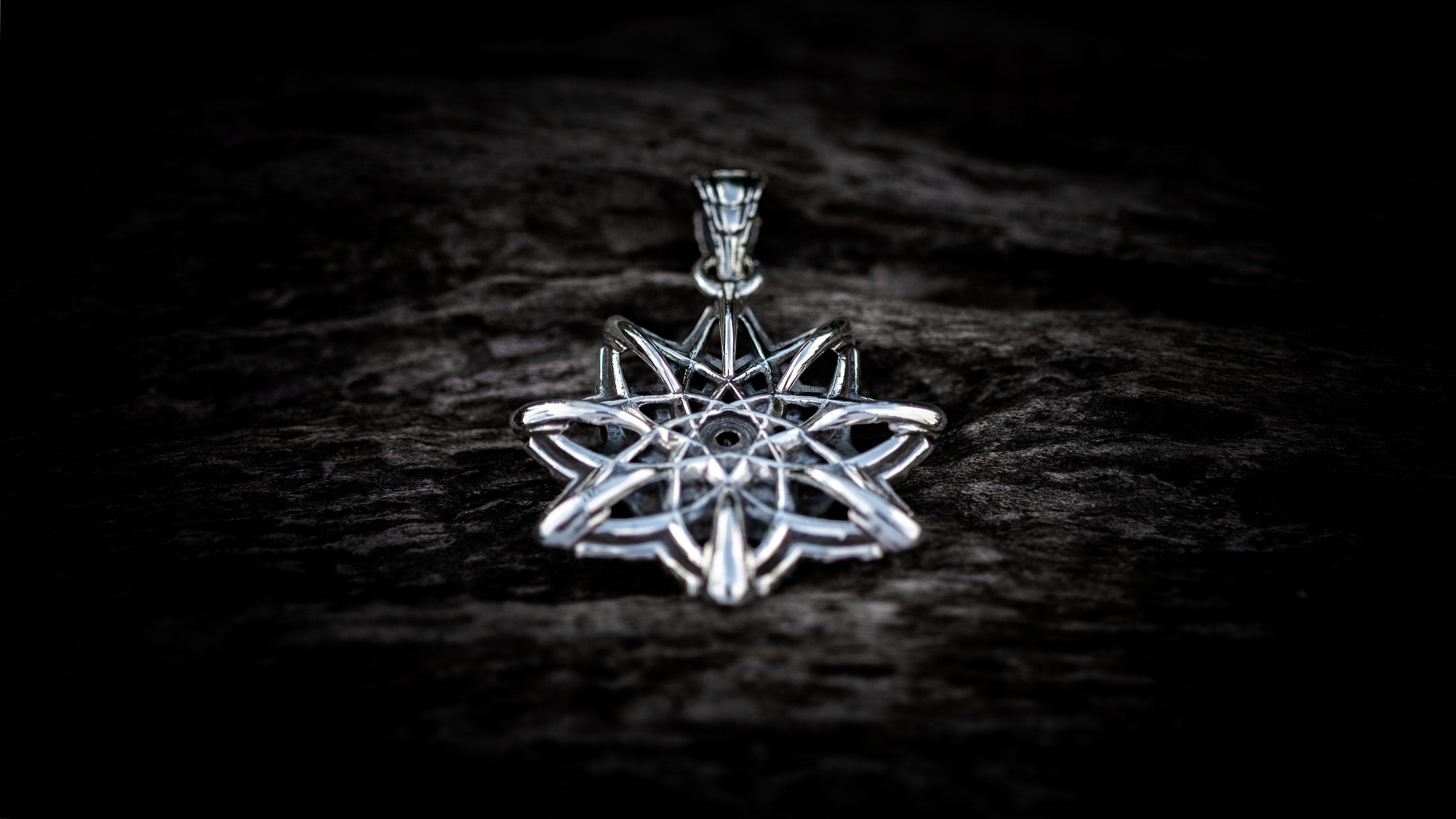 Sacred Geometry Mandala Necklace 'Nucleus'