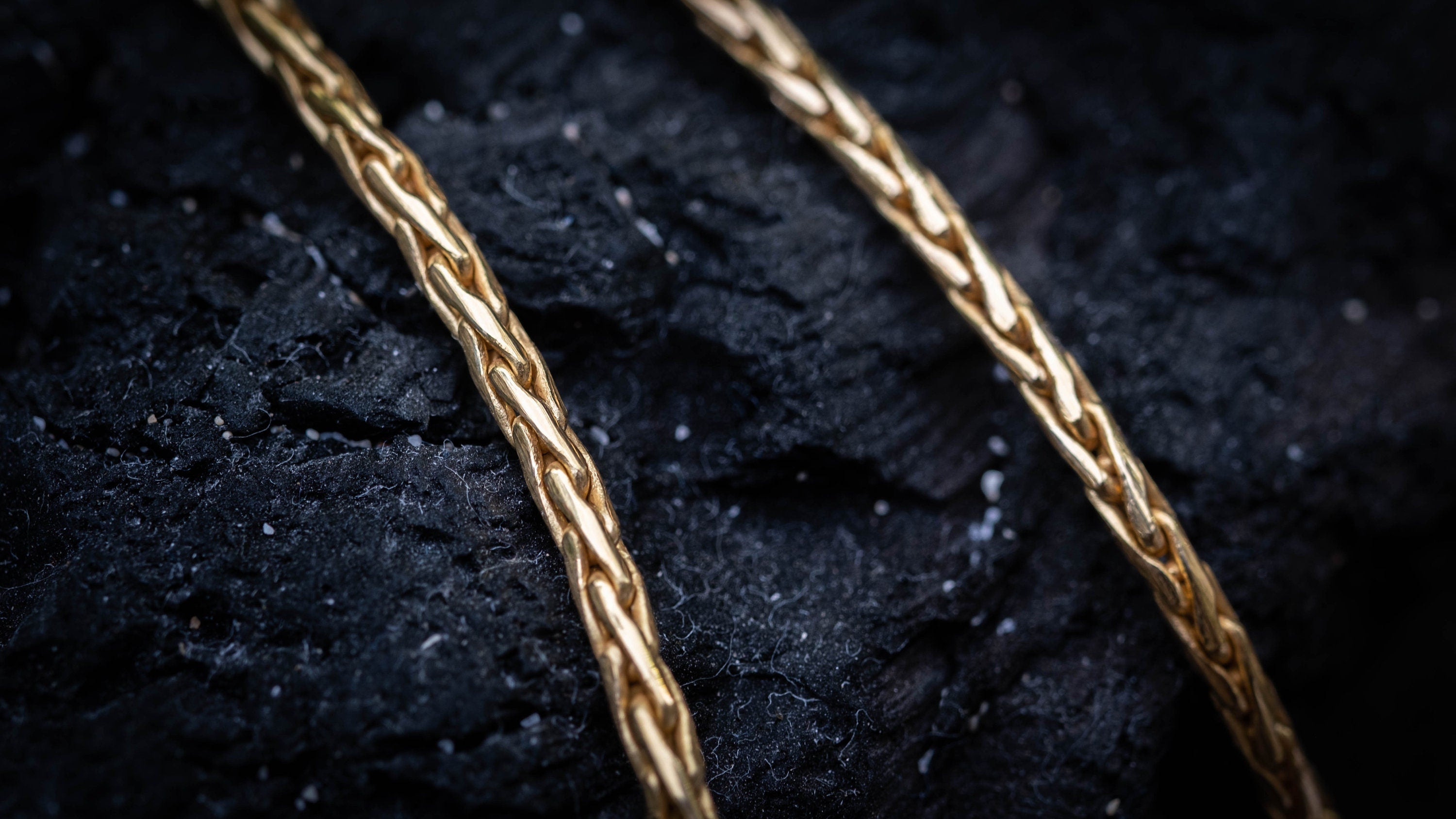 14K Solid Gold Chain 'Padian' | 2mm Gold Chain | Padian Gold Chain