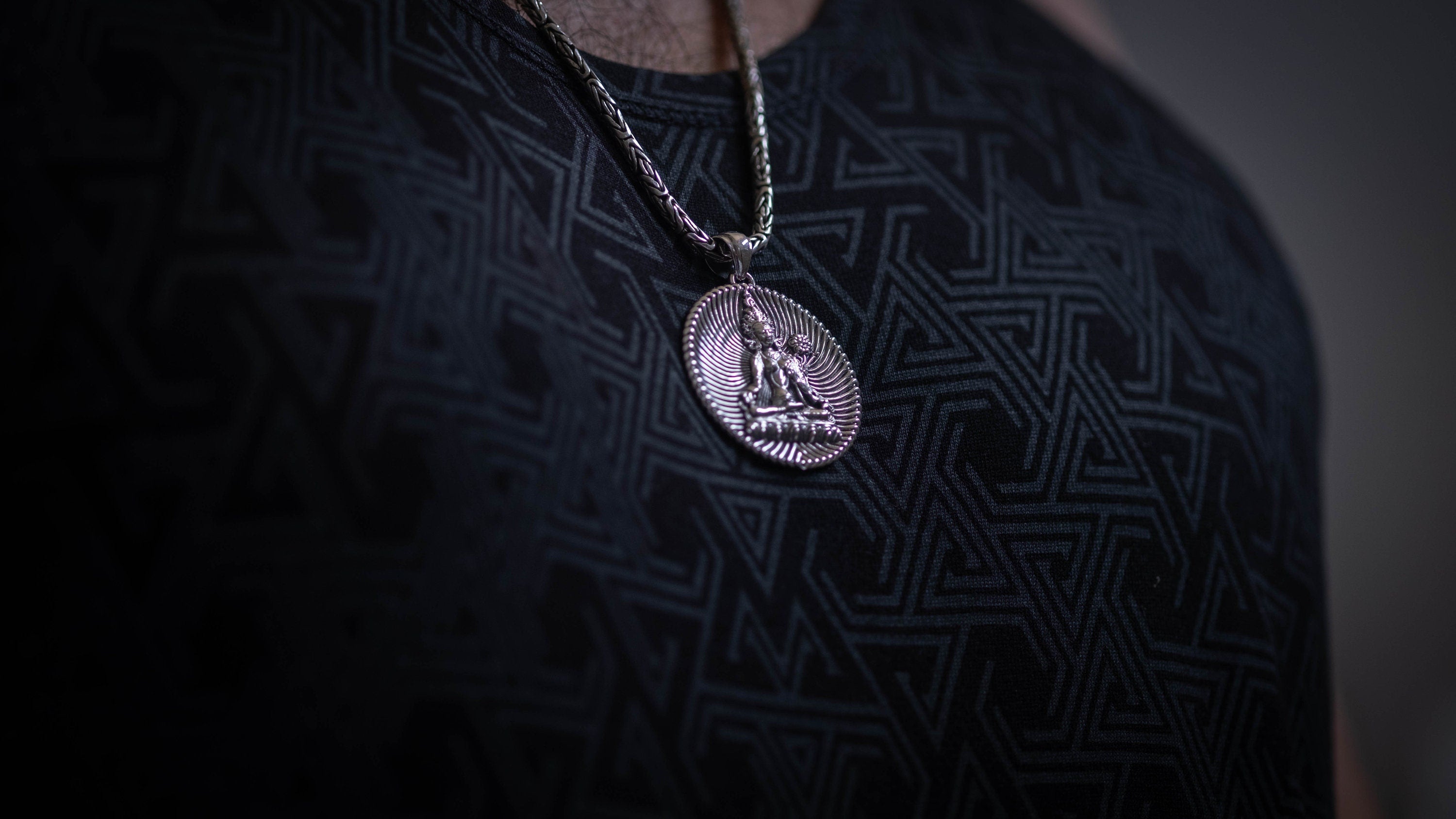 Sterling Silver White Tara Pendant-Handmade Buddhist Goddess Pendant-Spiritual Silver Jewelry-Protection & Healing Necklace -Buddhist Gift