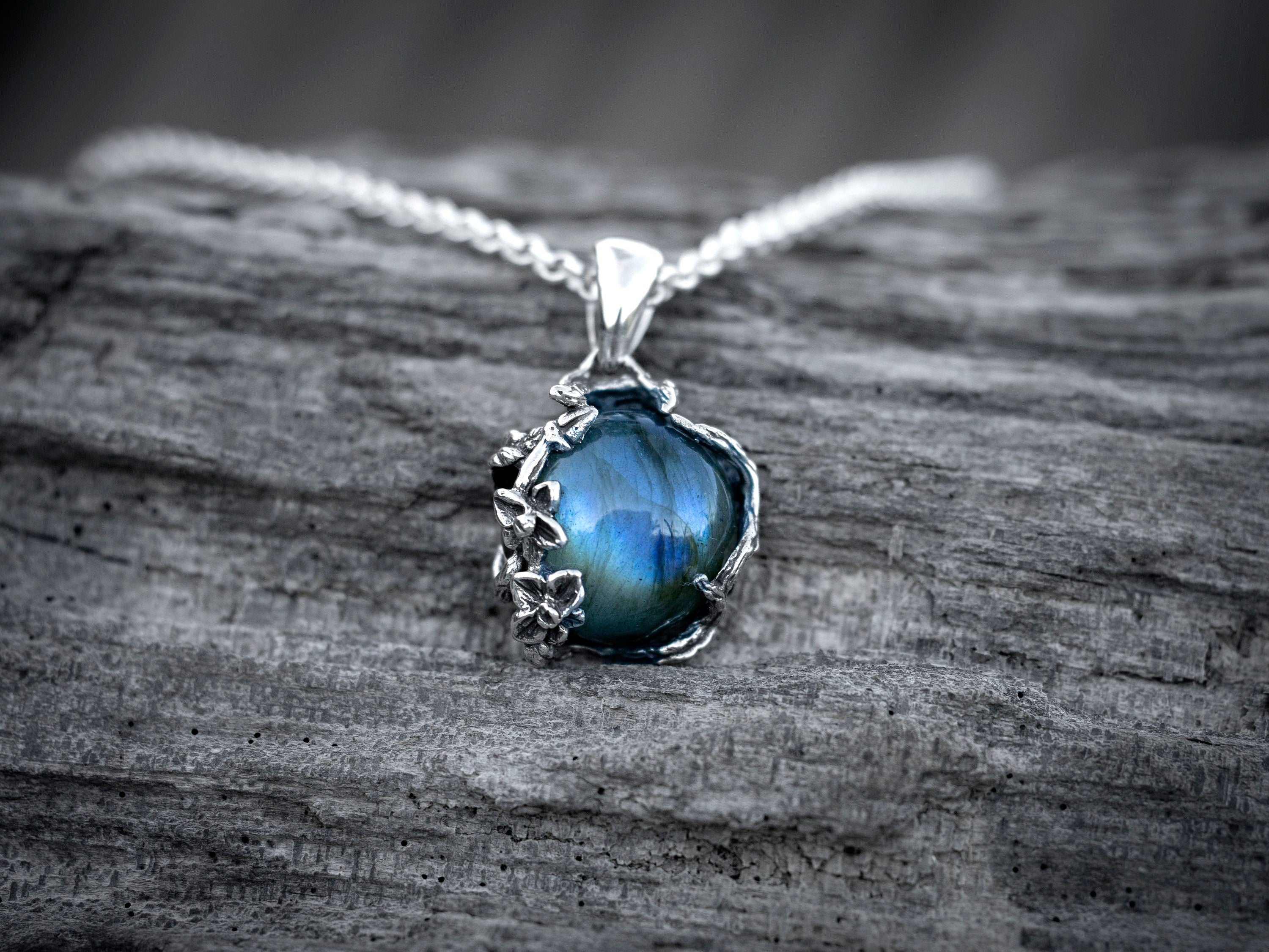 Rainbow Moonstone Necklace