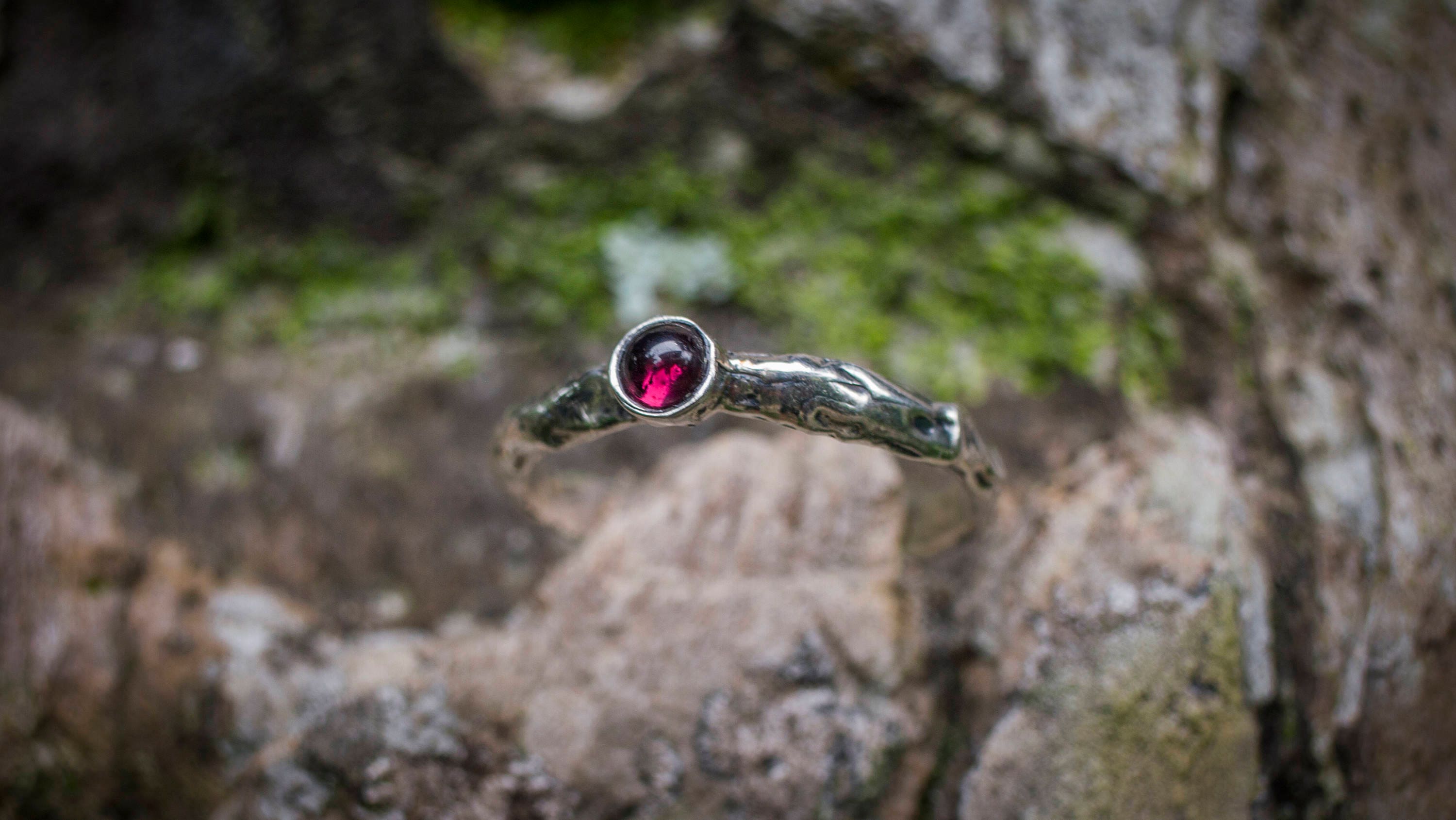 Sterling Silver Twig Ring