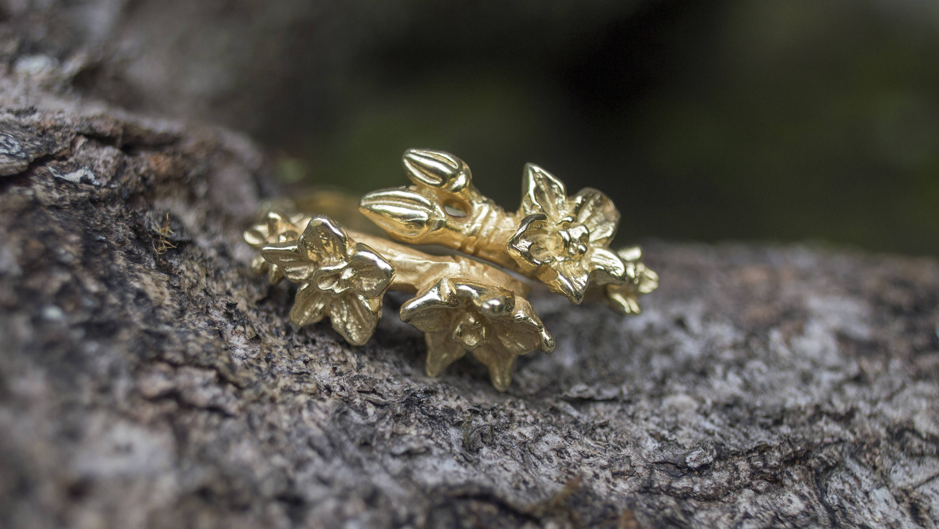 Floral Gold Ring