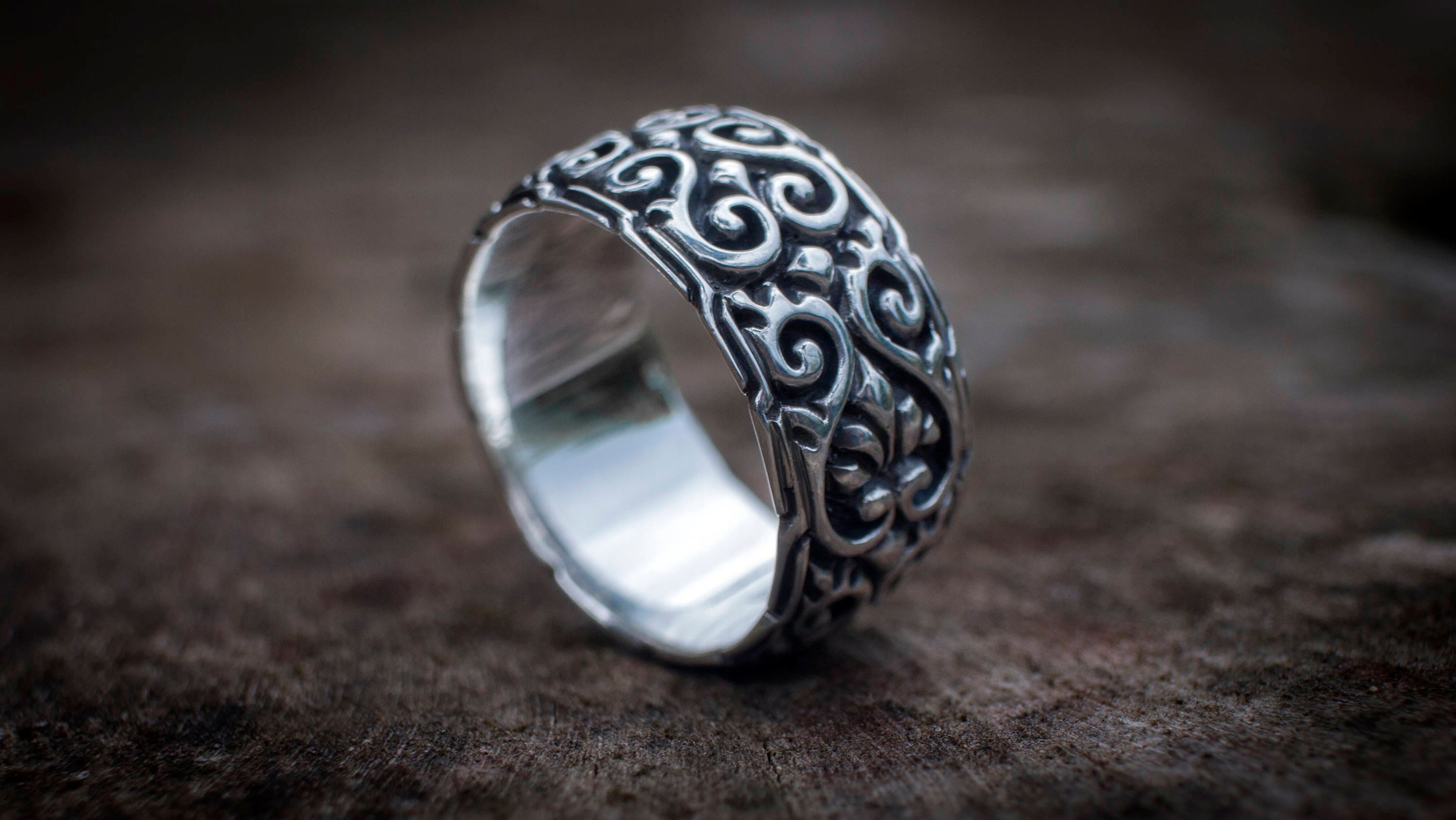 Sterling Silver Wedding Band