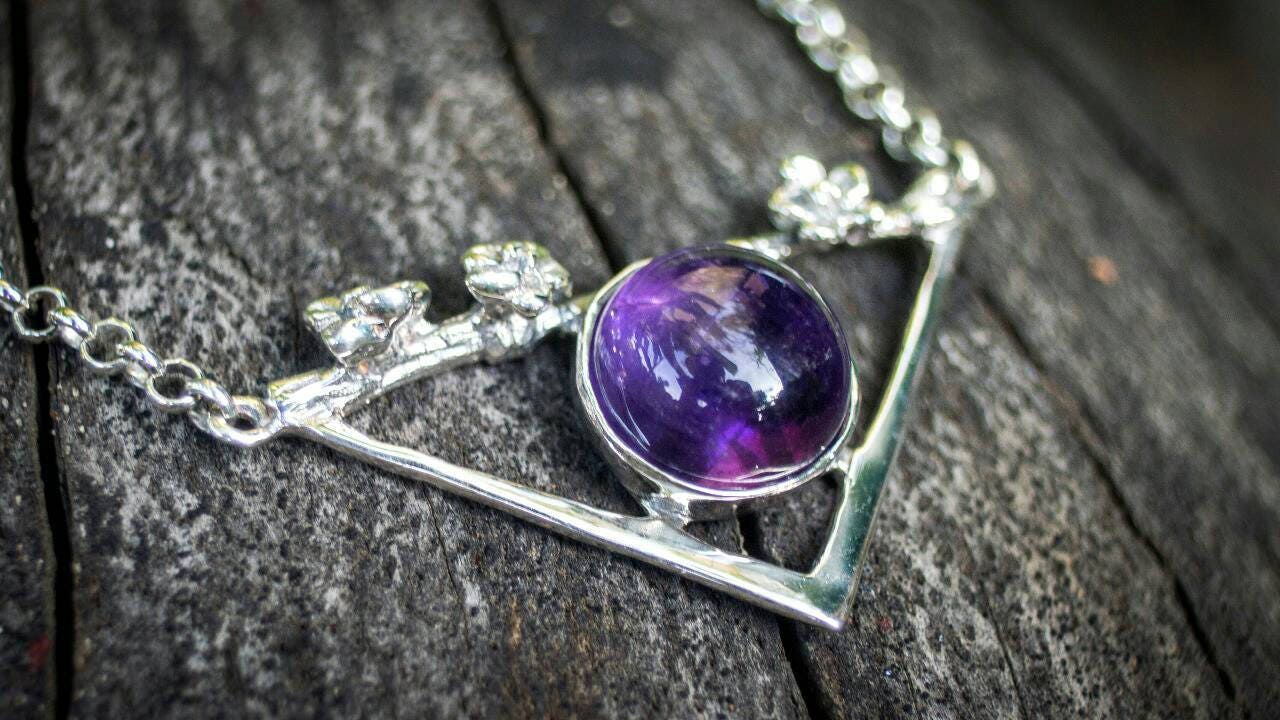 Flower Necklace 'Orchid Flower'