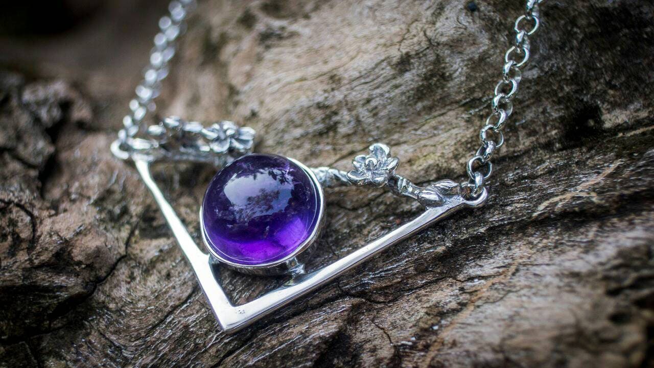 Flower Necklace 'Orchid Flower'