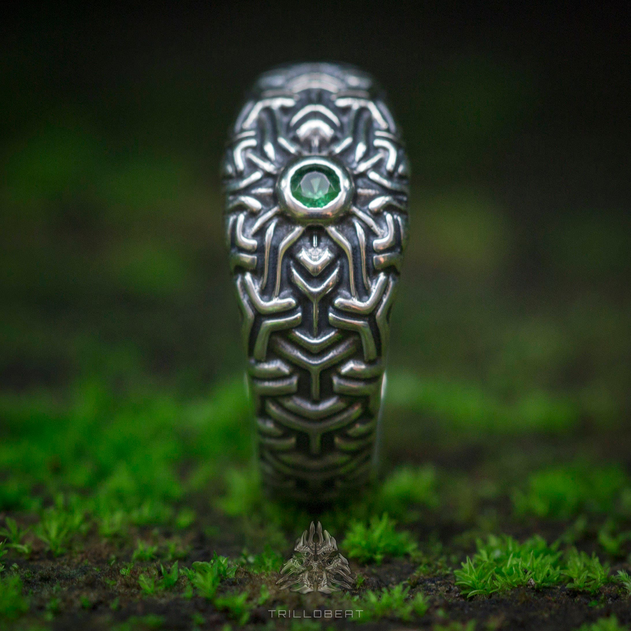 Silver Mandala Ring