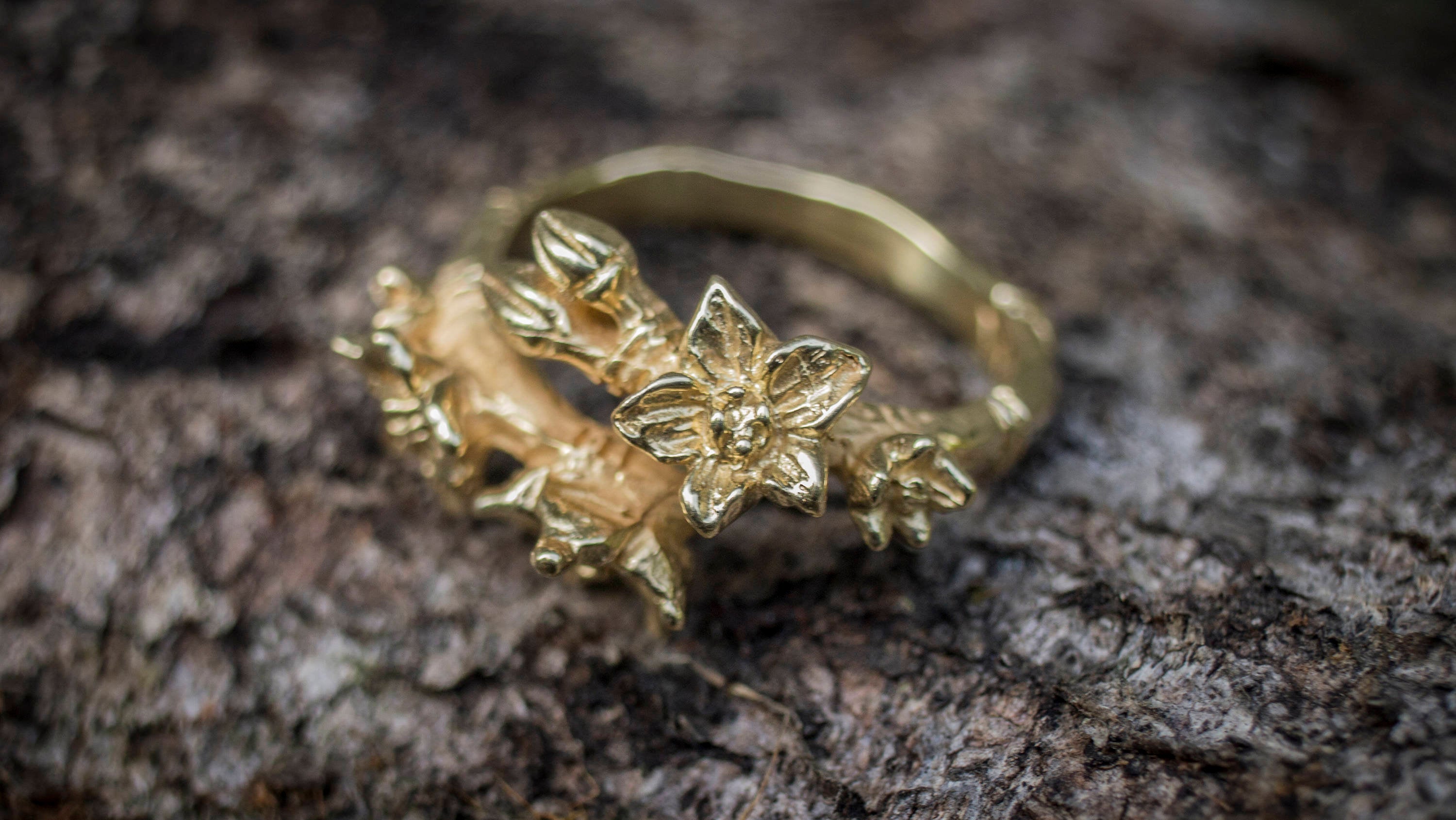 Floral Gold Ring