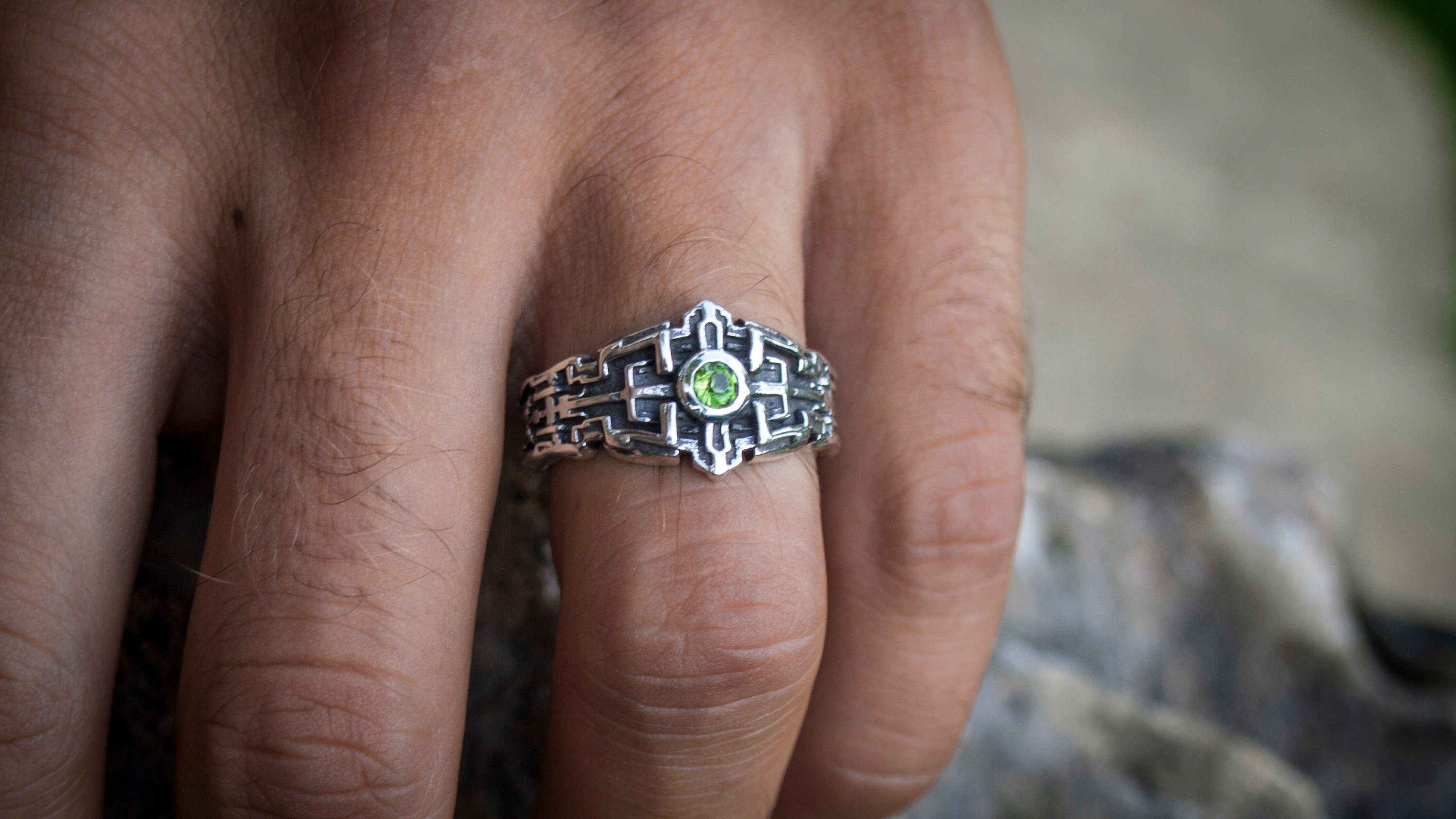 Geek Engagement Ring for Men