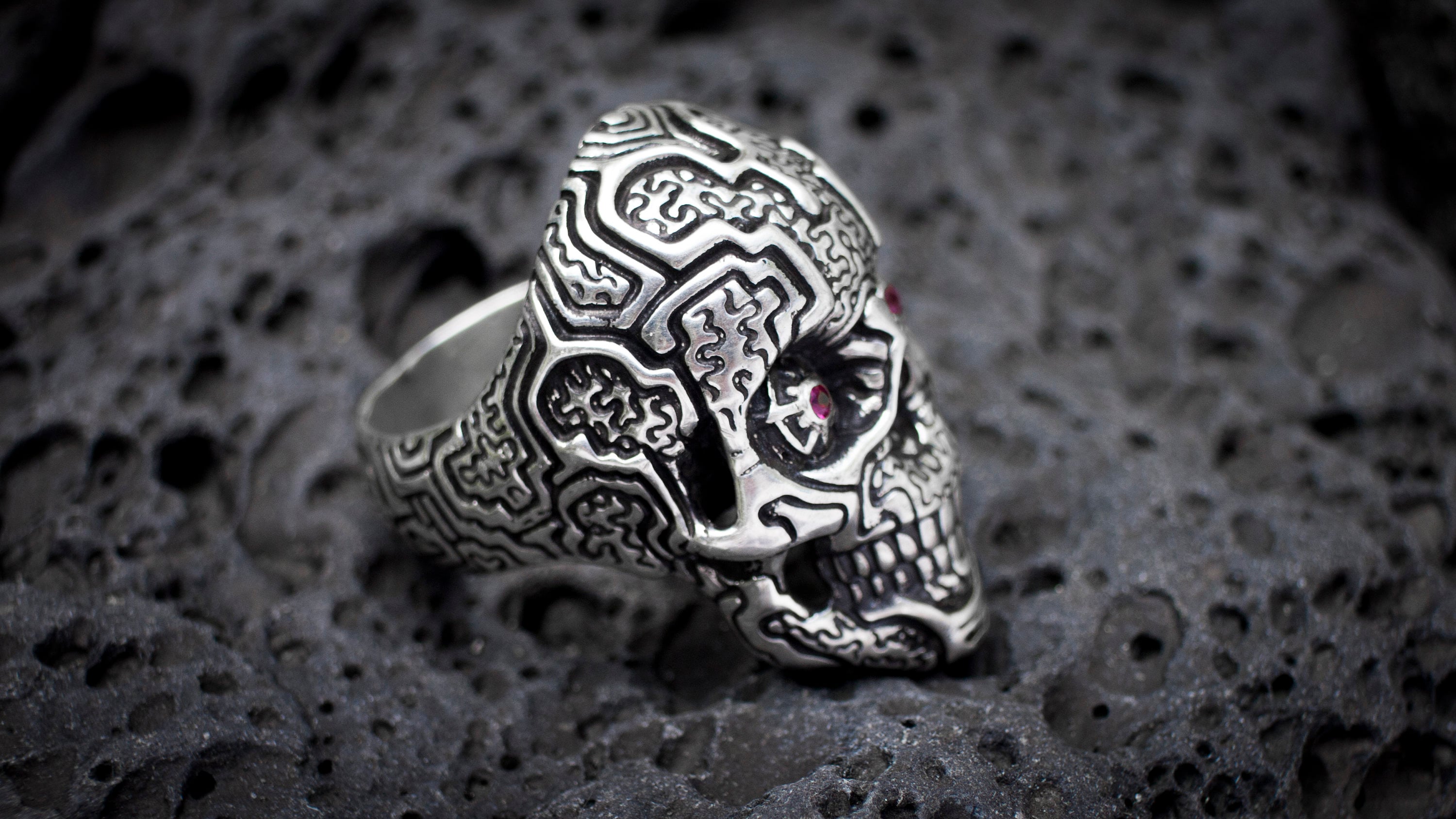 Skull Ring 'Shipibo'