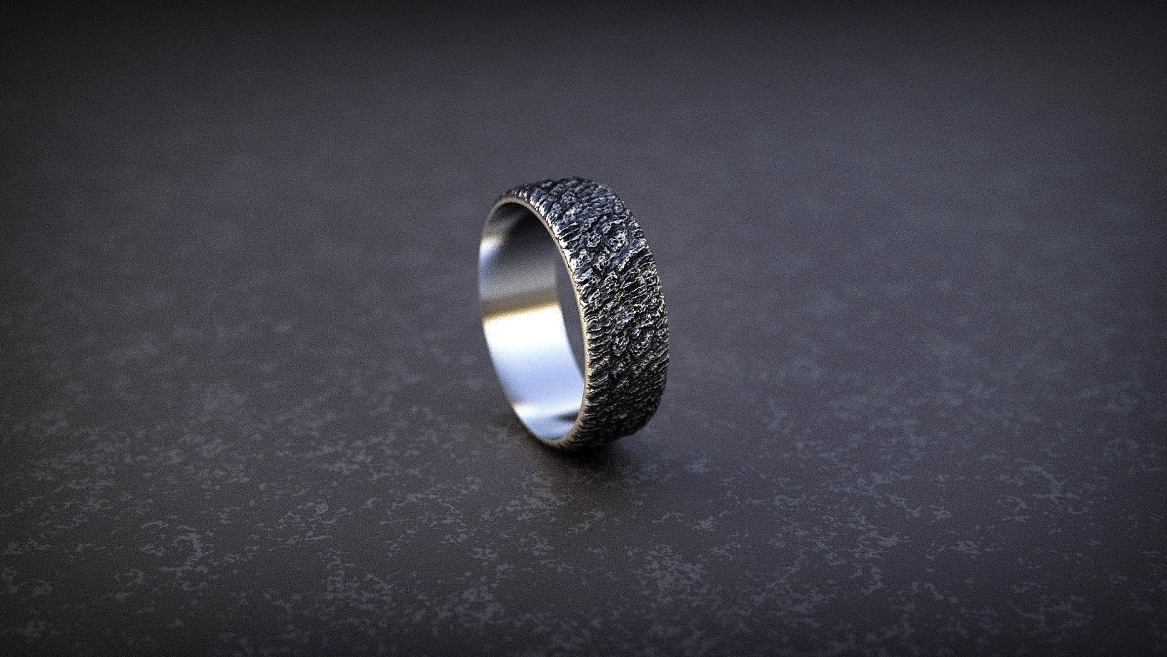 Organic wedding band