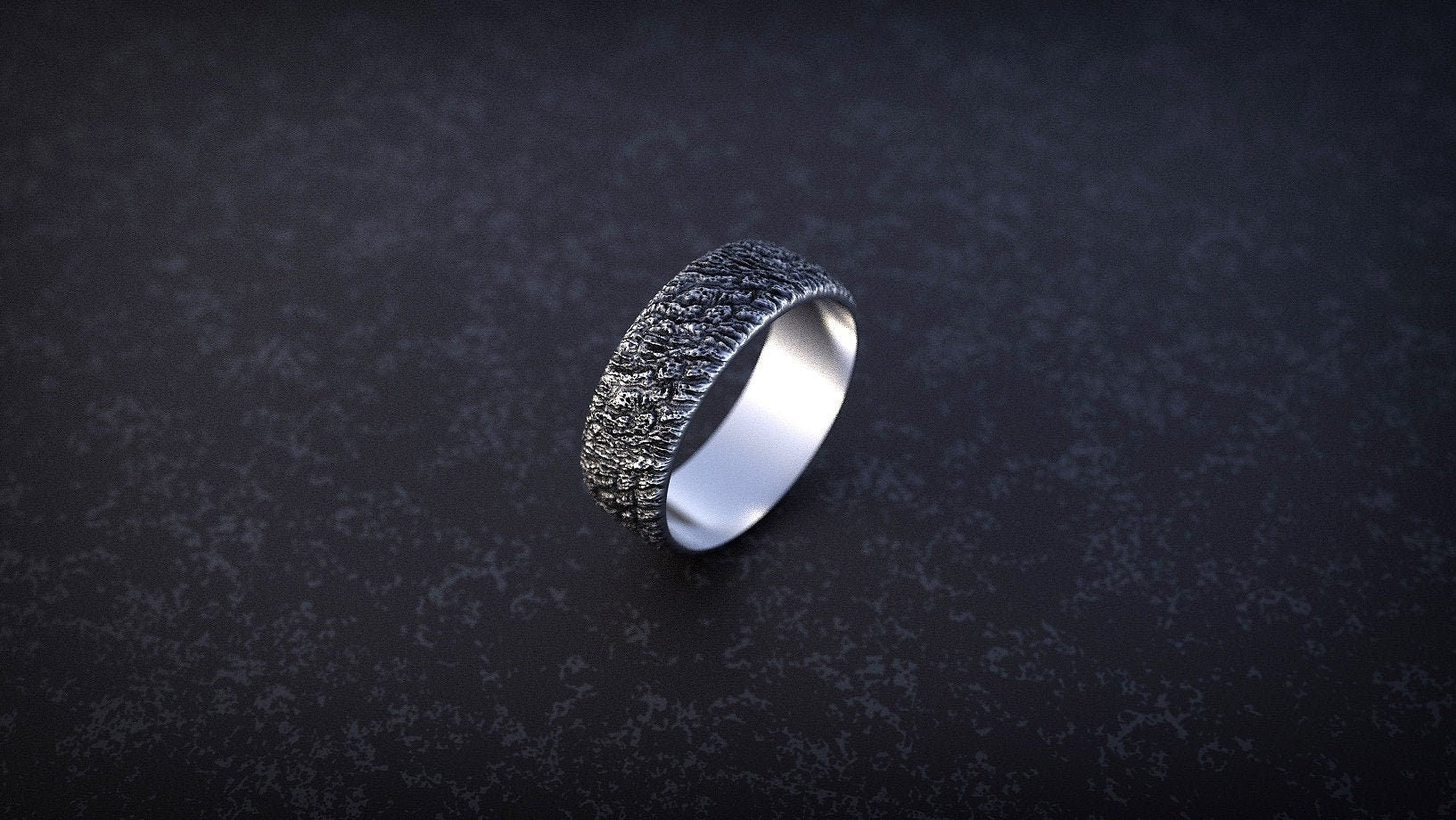 Organic wedding band