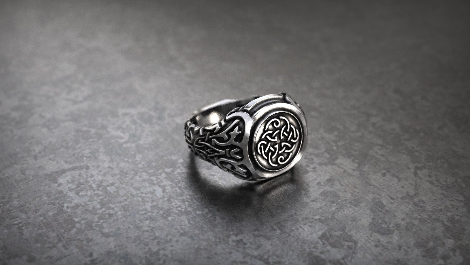 Celtic Knot Signet Ring