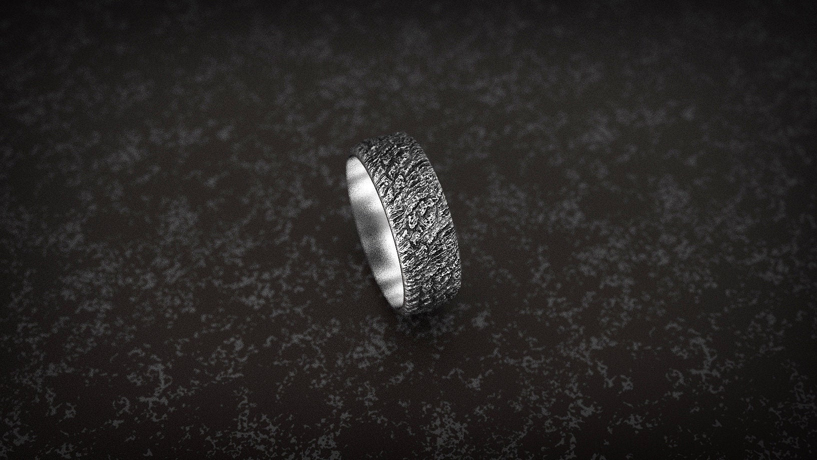 Organic wedding band