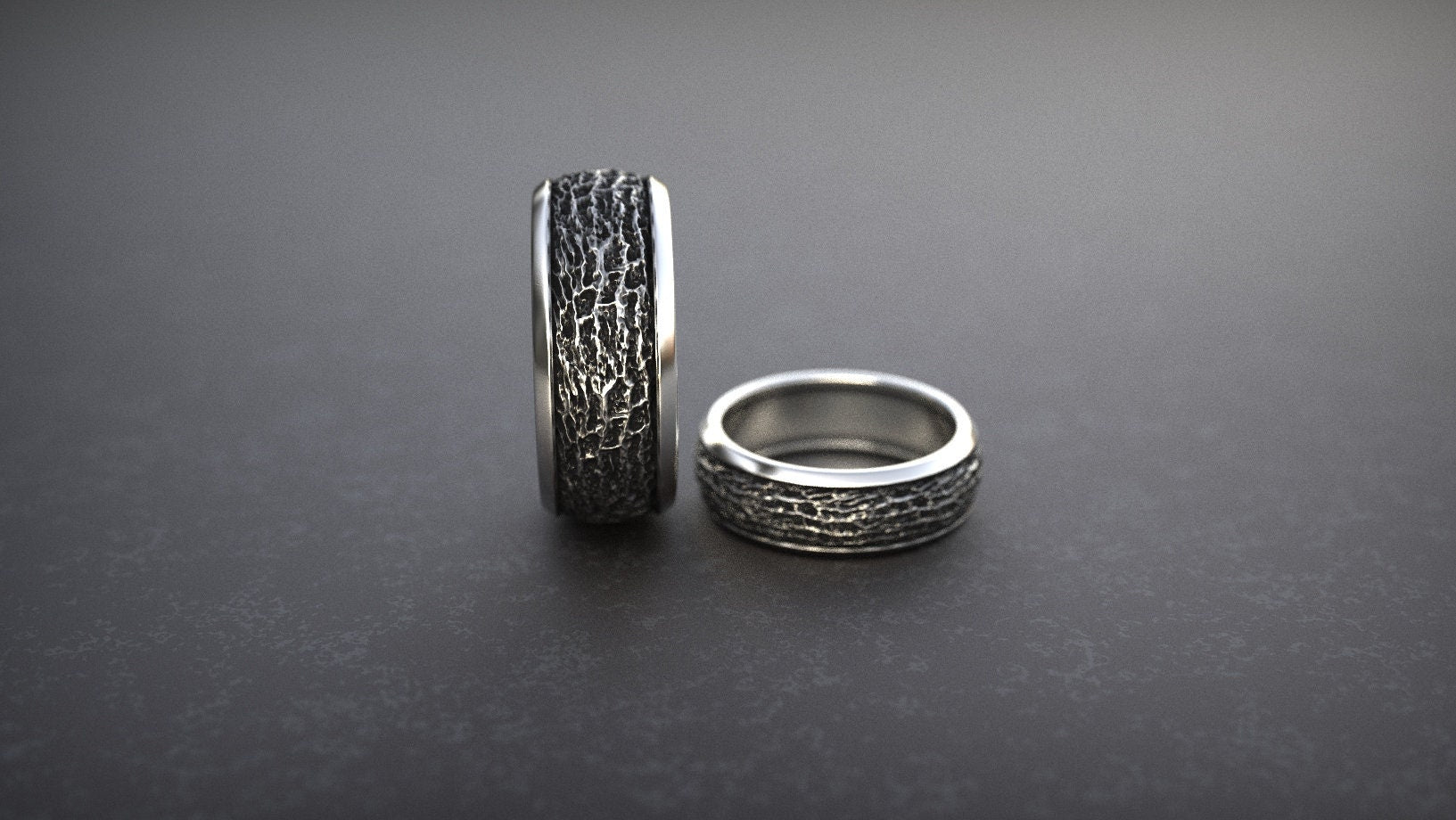 Textured Gold Ring
