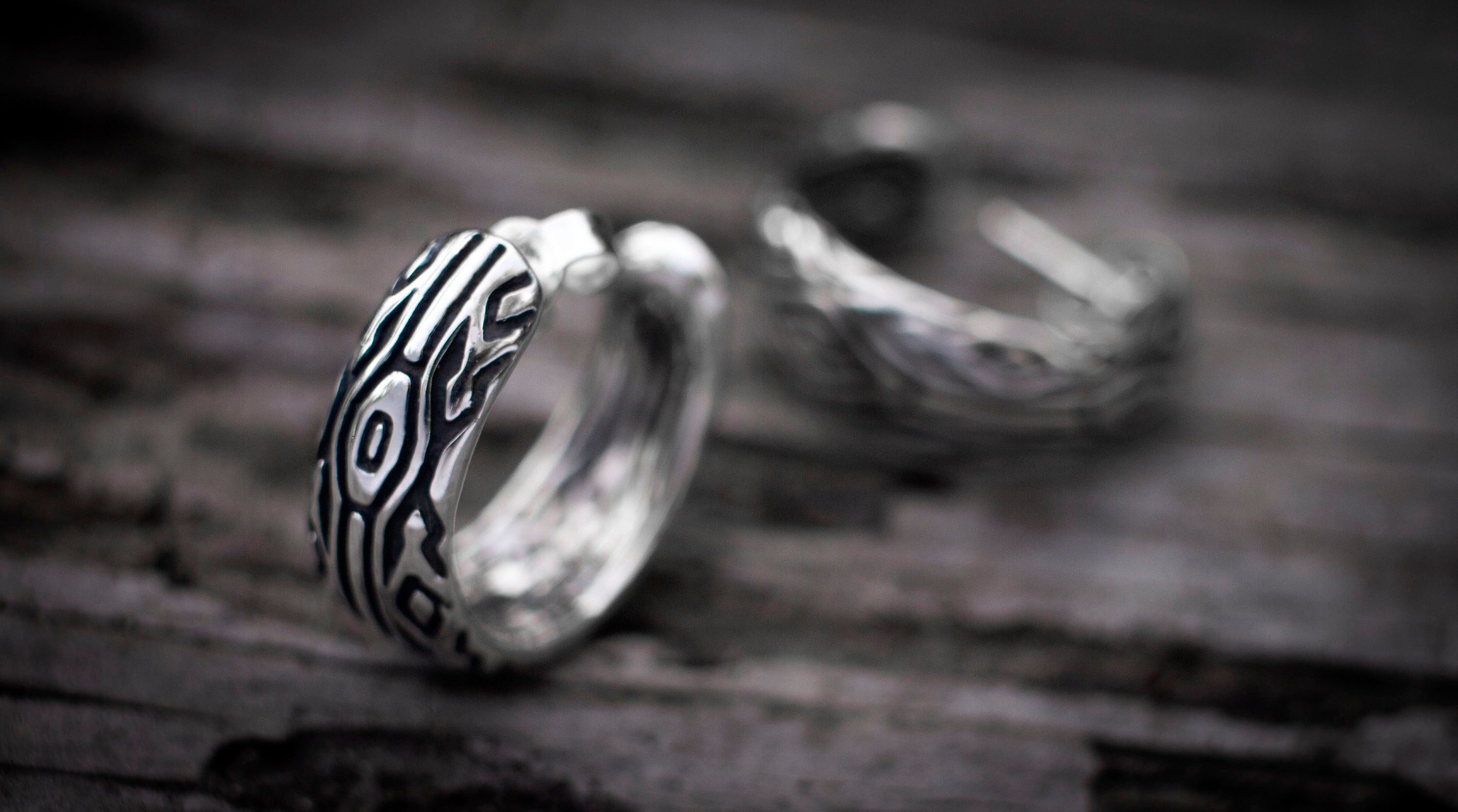 Geometric stud earrings