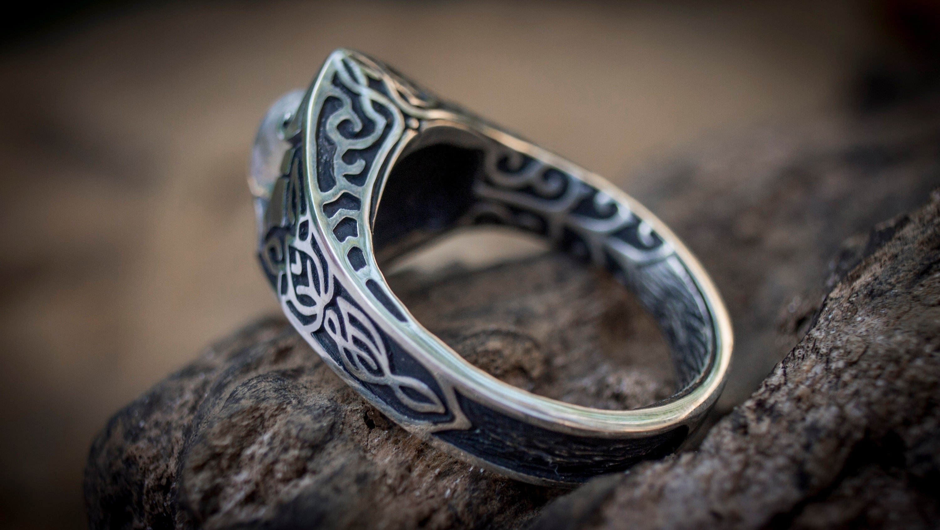 Rainbow Moonstone Engagement Ring