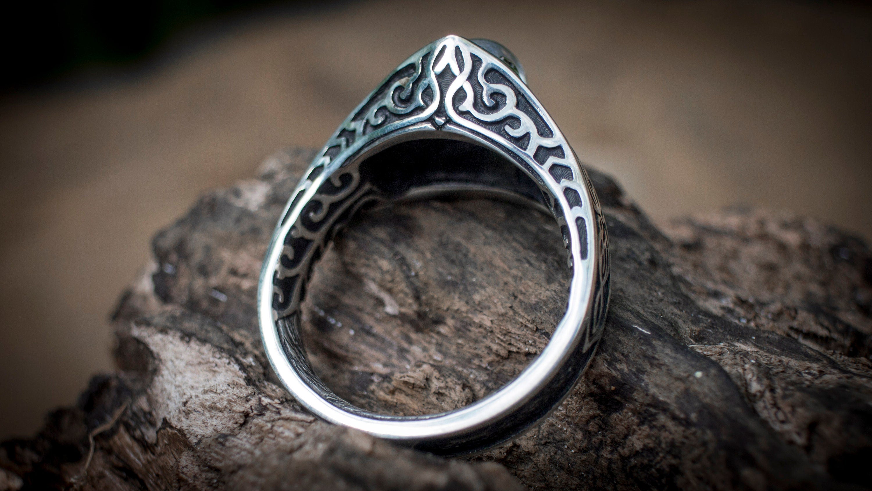 Rainbow Moonstone Engagement Ring