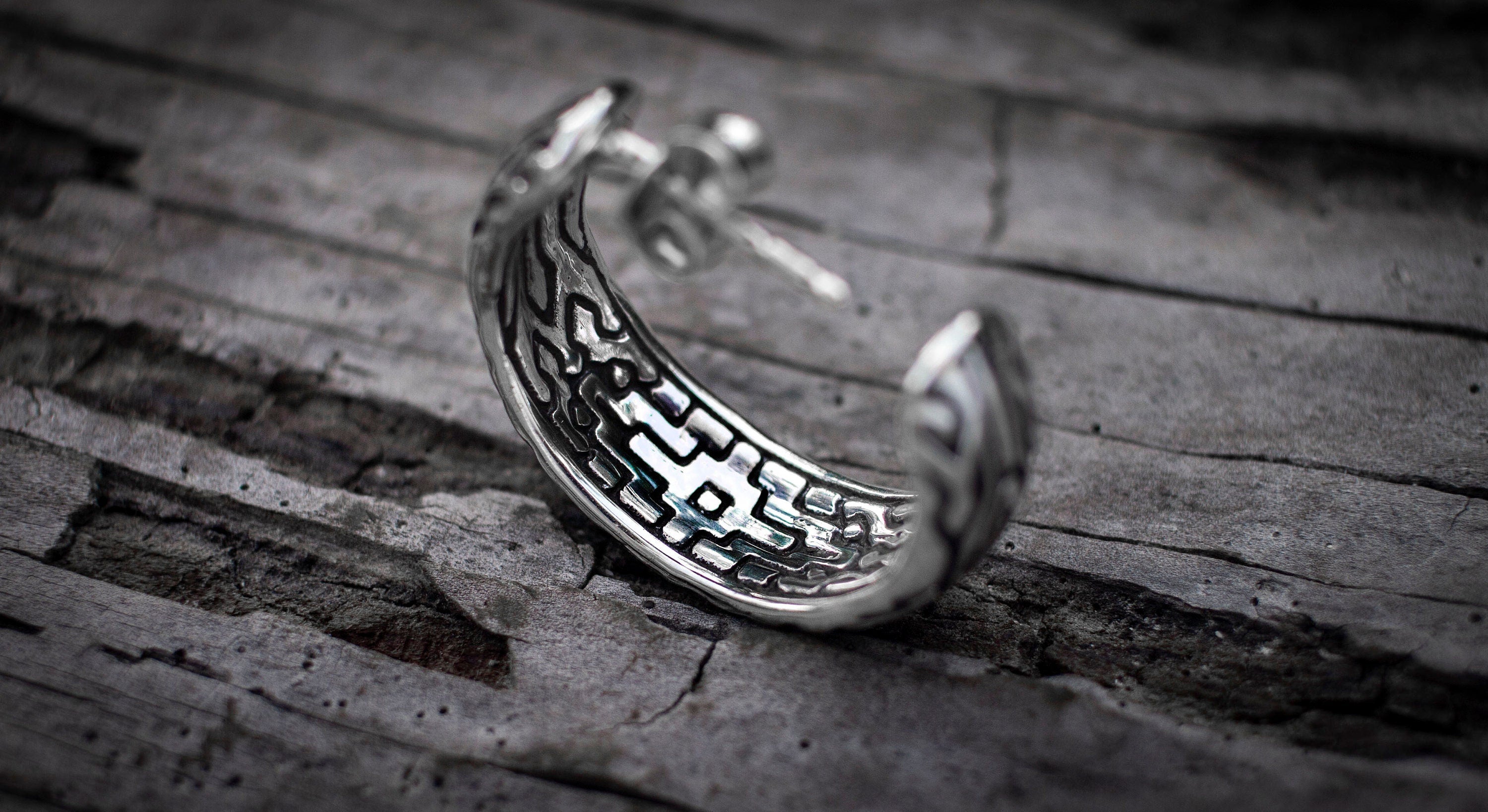 Geometric stud earrings