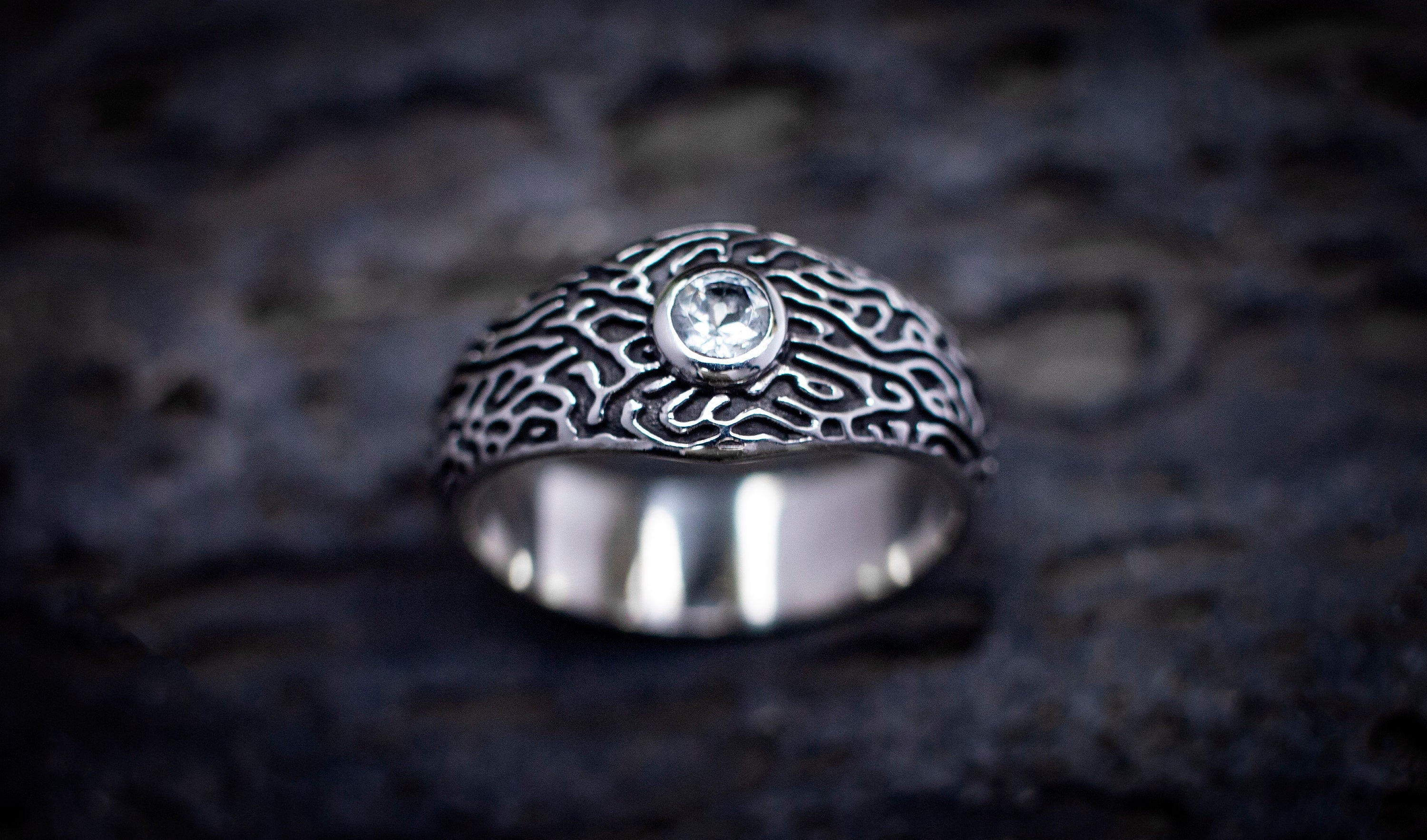 Aquamarine Engagement Ring 'Favia'