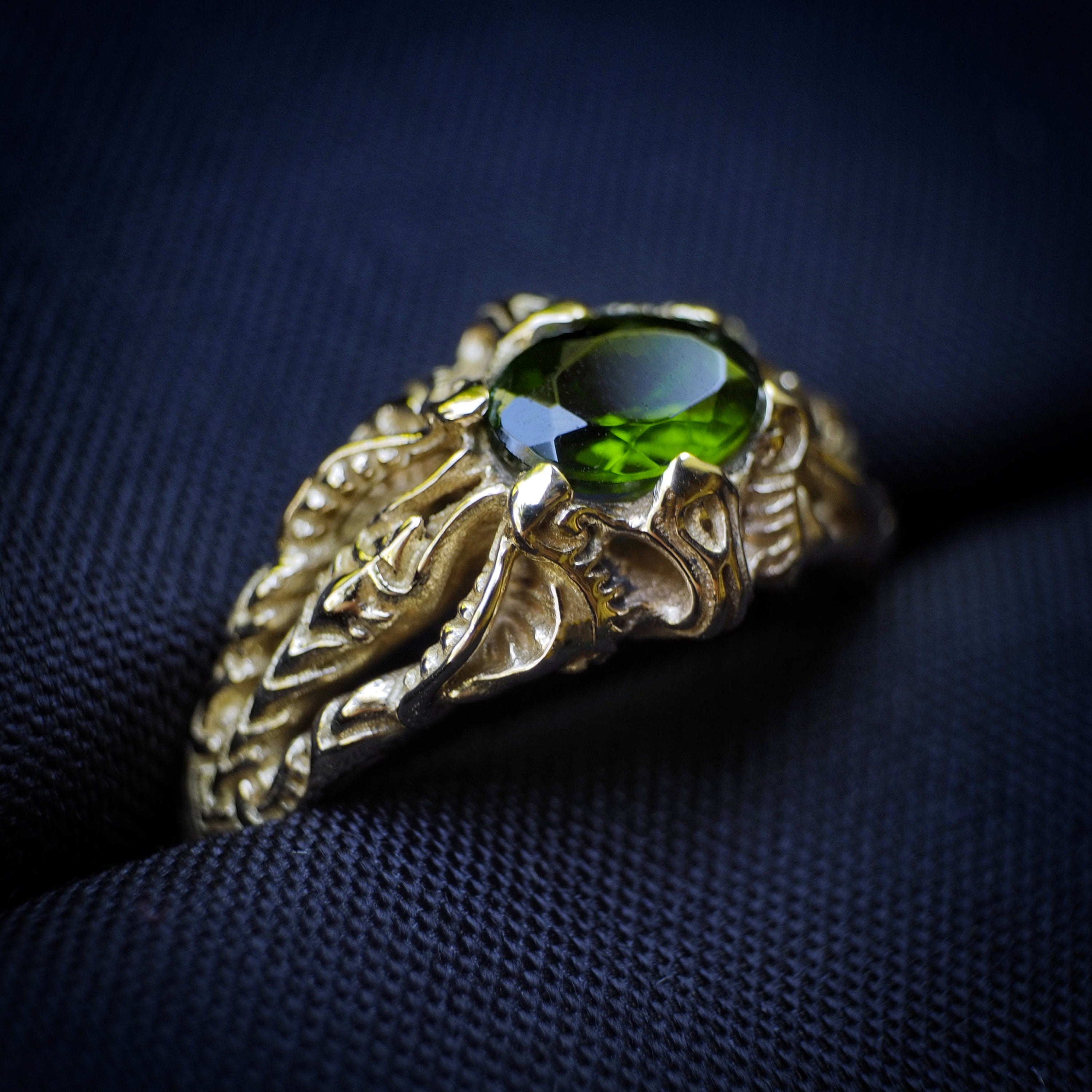 Gold Elven Ring 'Vibra'