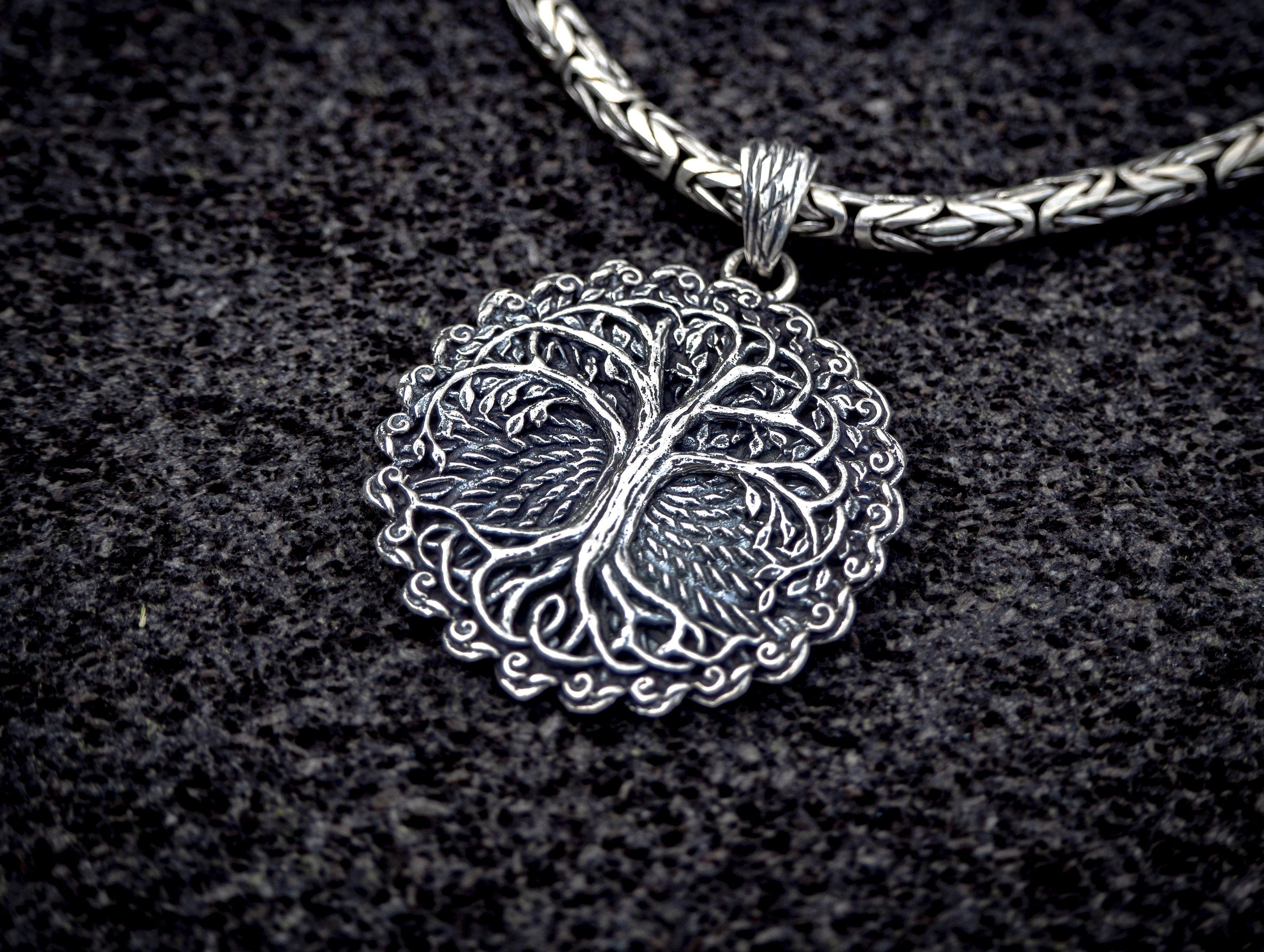 Silver Yggdrasil Necklace