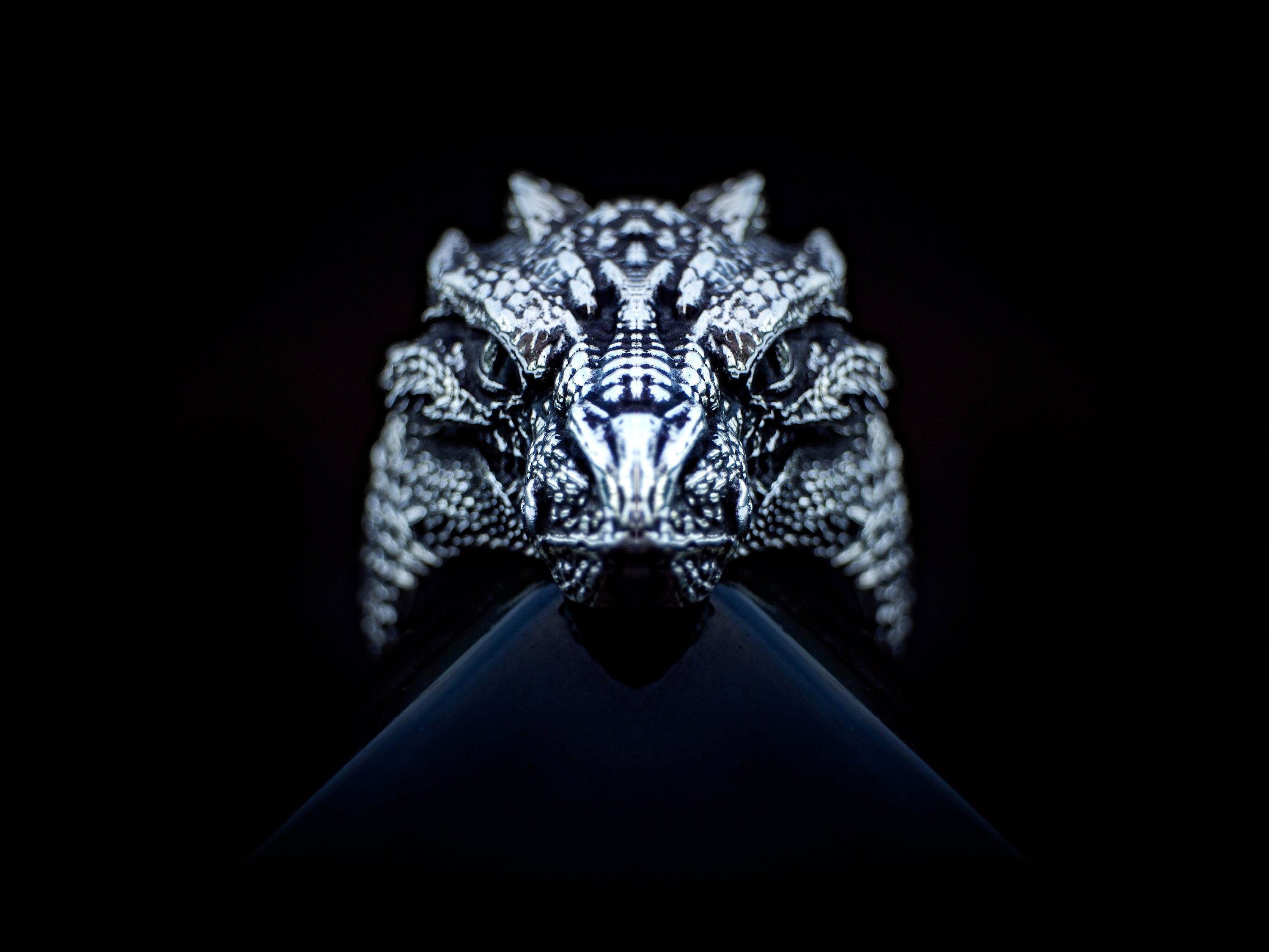 Silver Dragon Ring