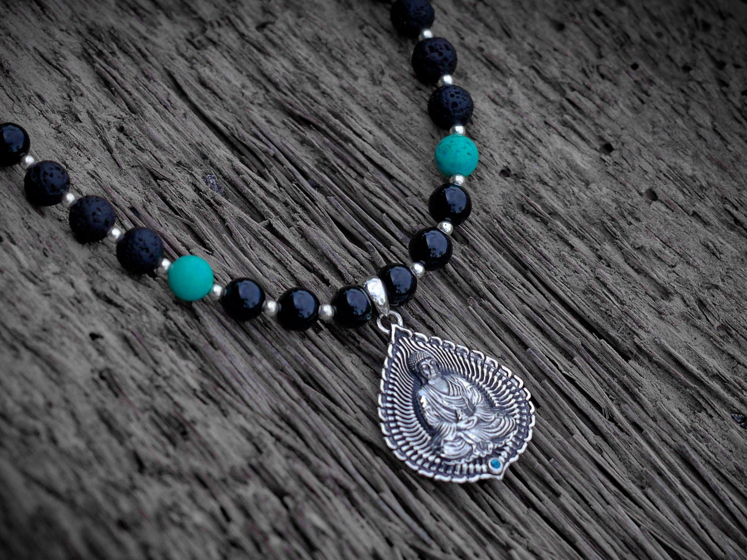 Silver Buddha Necklace