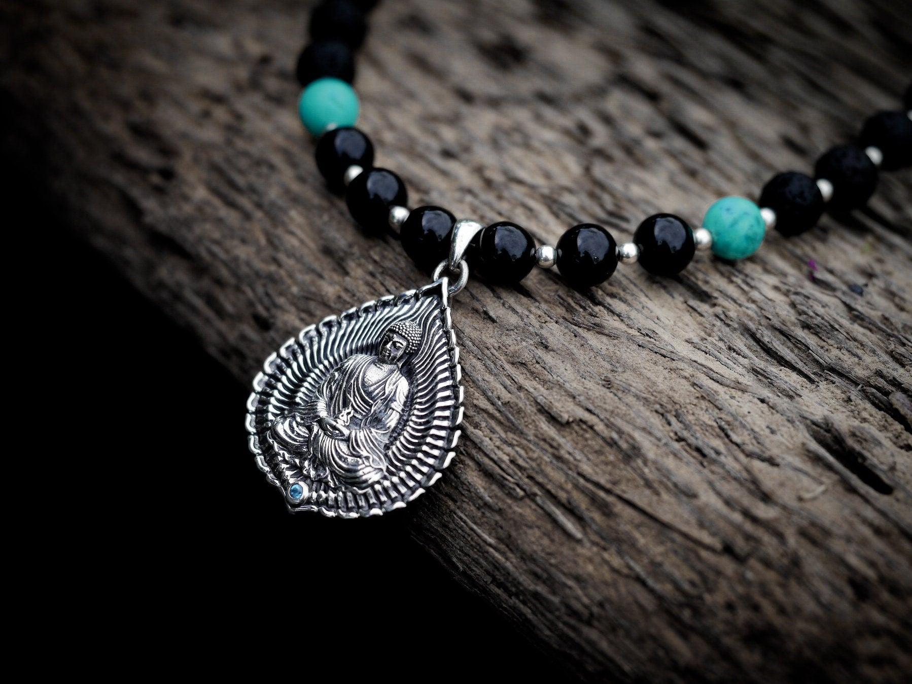 Silver Buddha Necklace