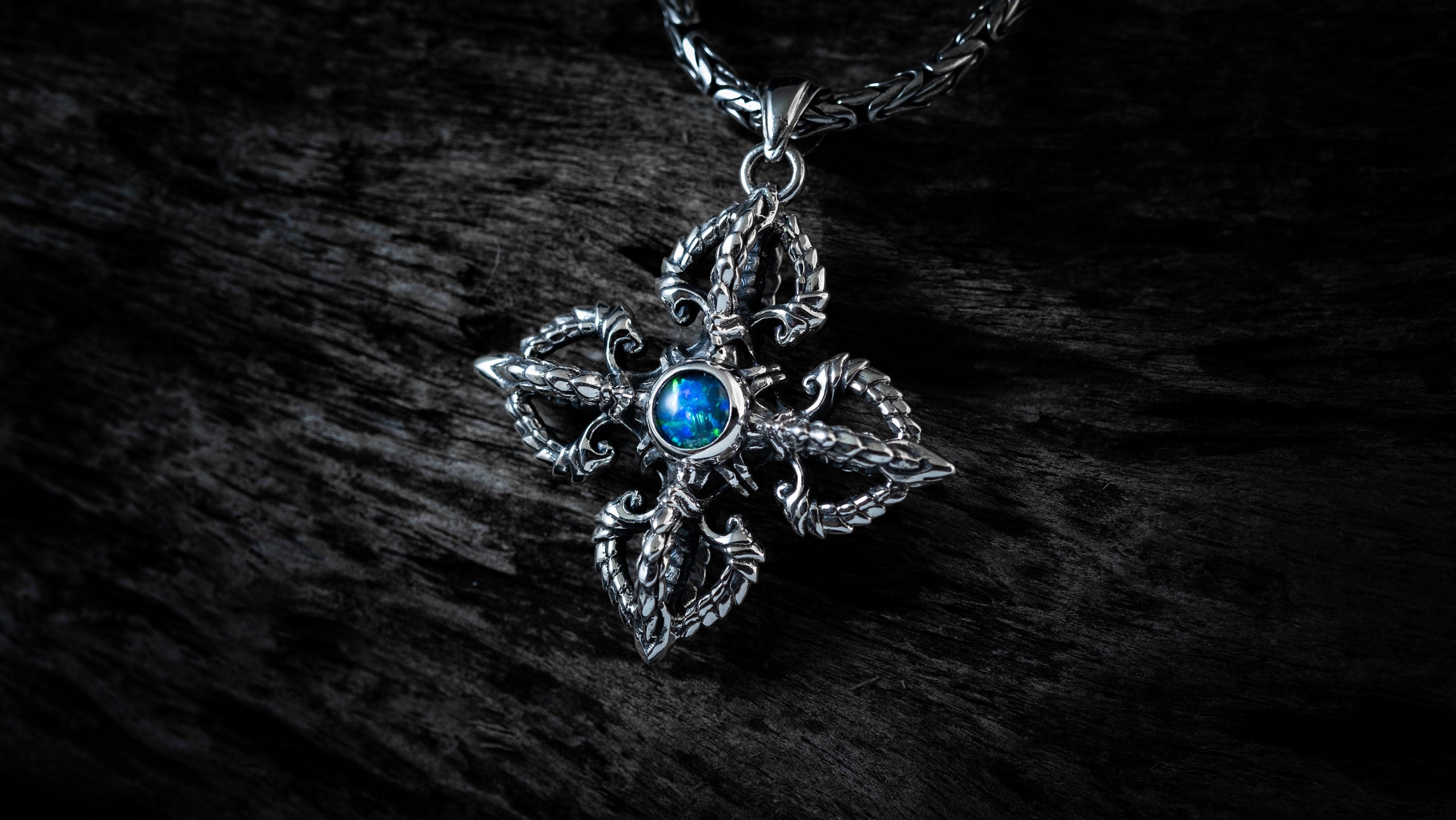 Silver Vajra Pendant