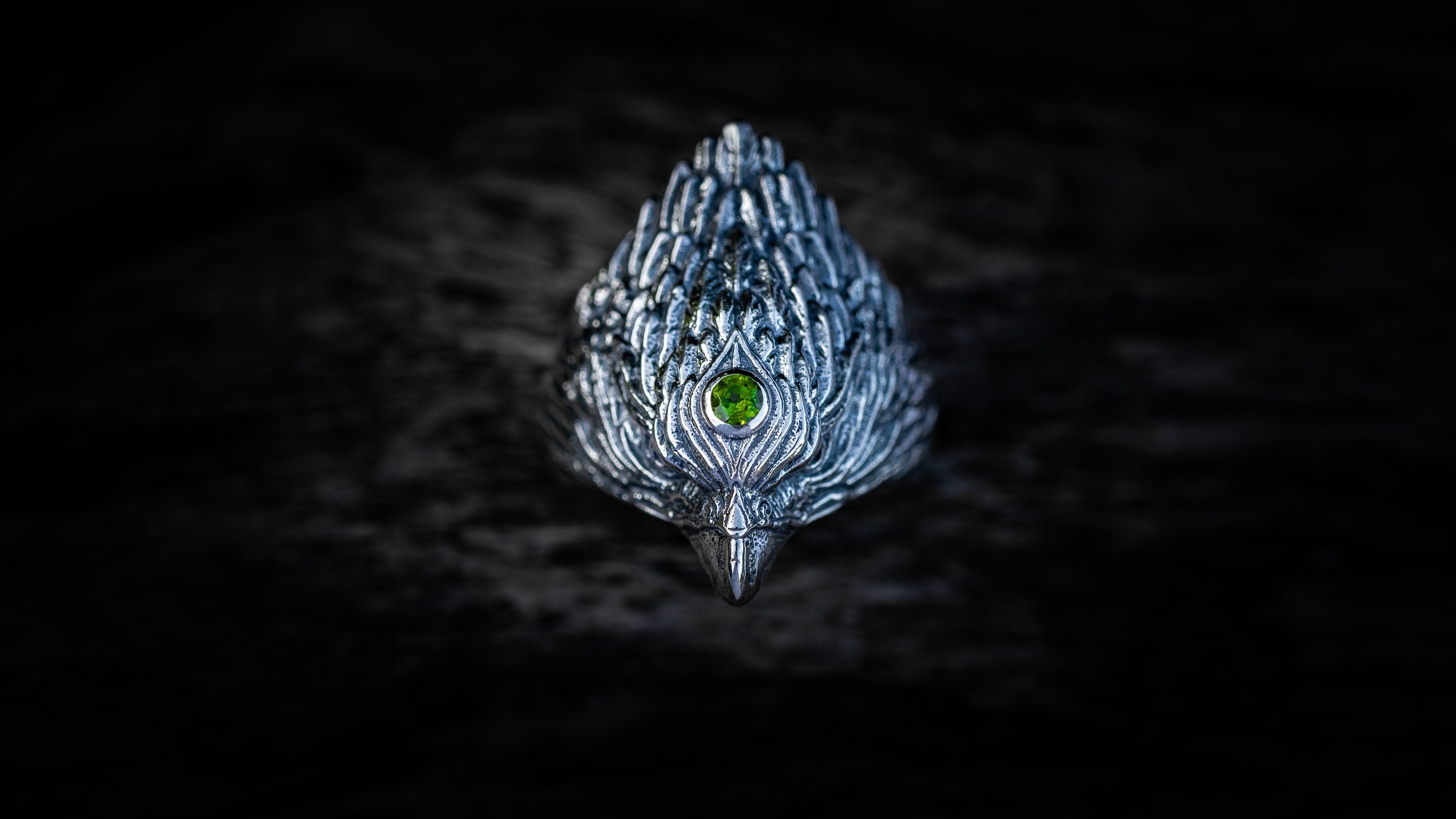 Silver Eagle Ring