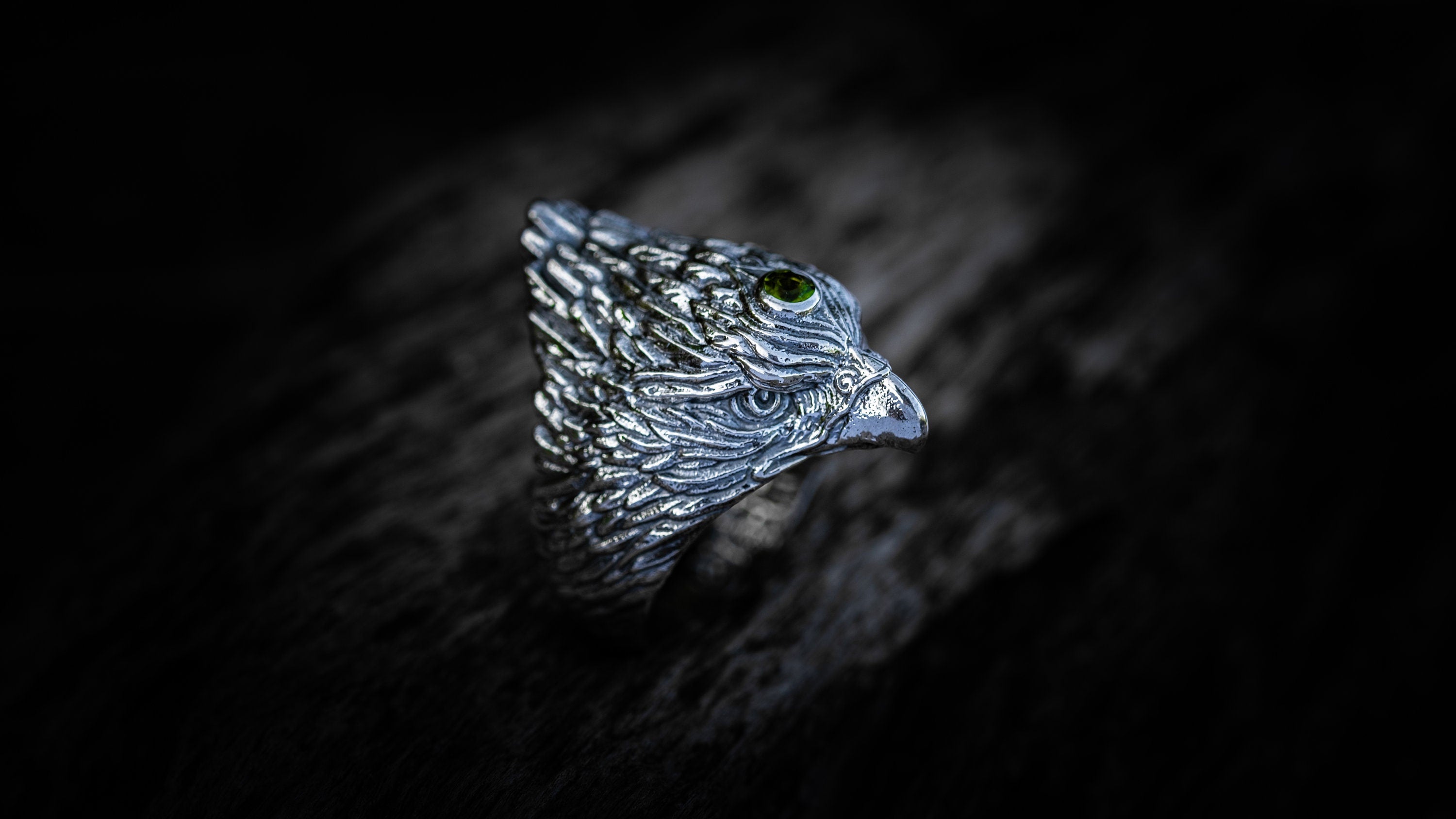Silver Eagle Ring