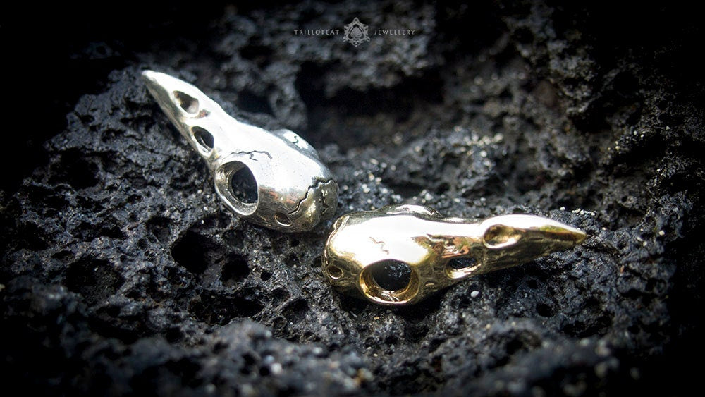 Raven Skull Necklace