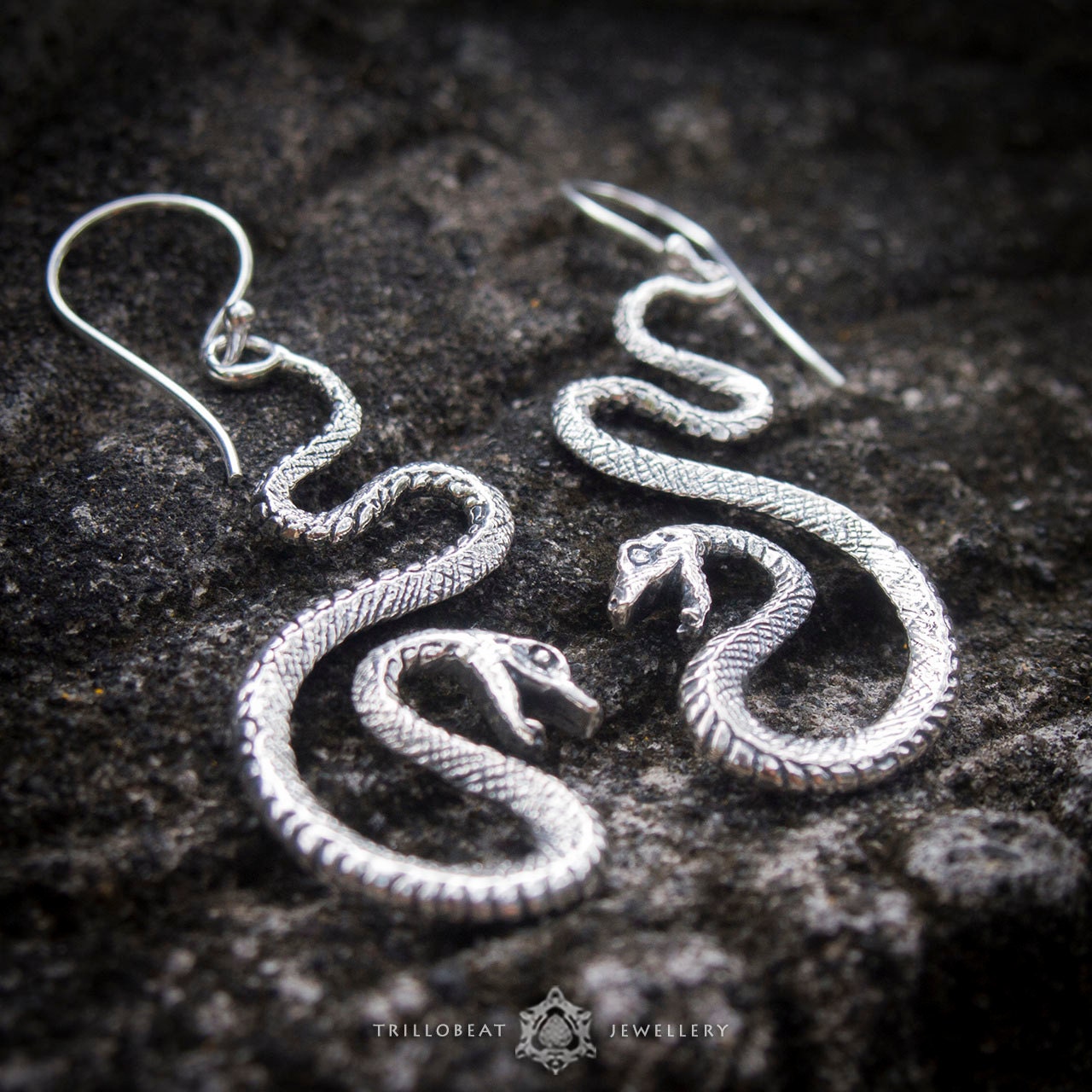 Cobra Snake Earrings